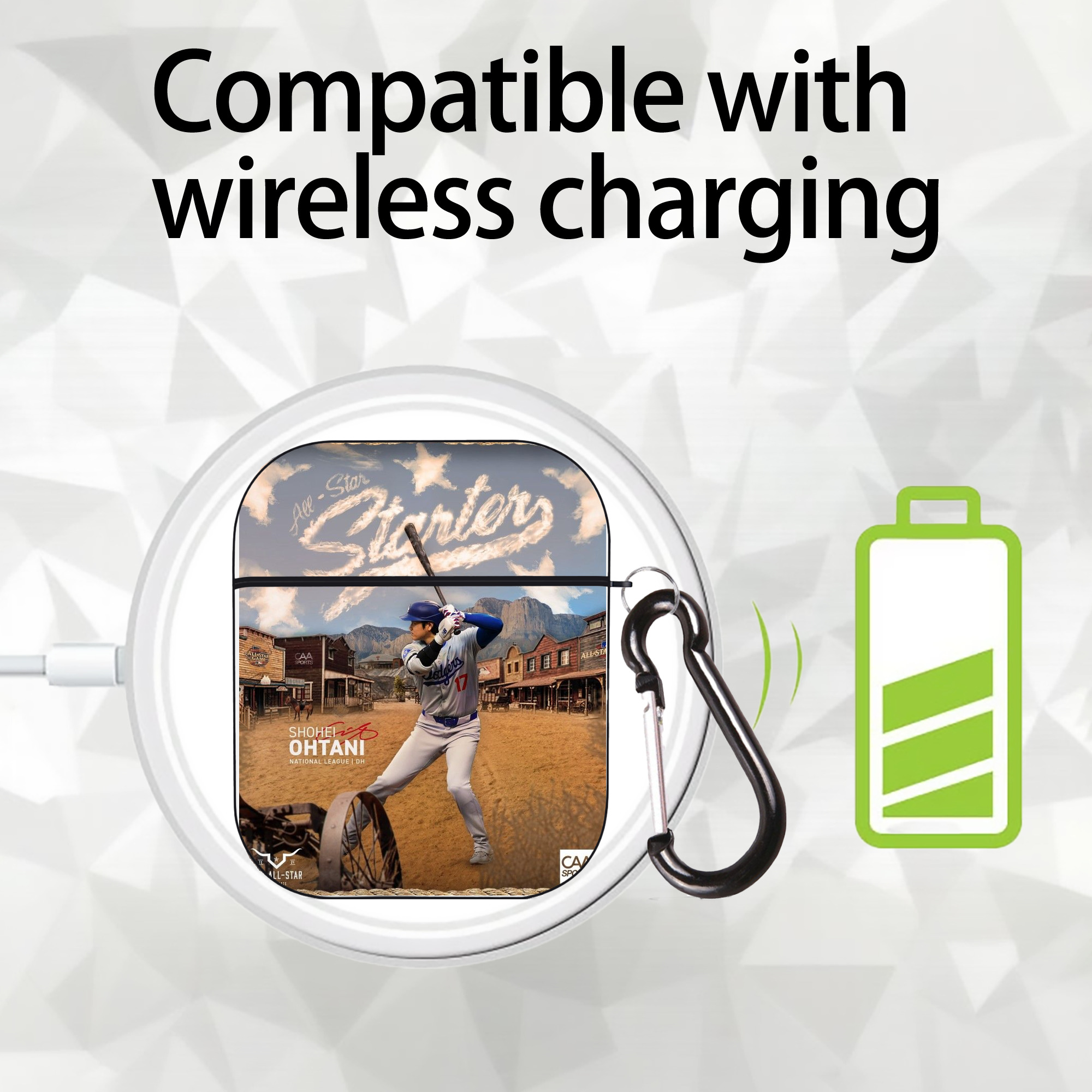  AirPods 2 Case Hard Shell Black, Flexible PC Material, Precise Cutouts, Full Protection, Anti-Fingerprint, Washable, Includes Keychain – Durable & Slim Design