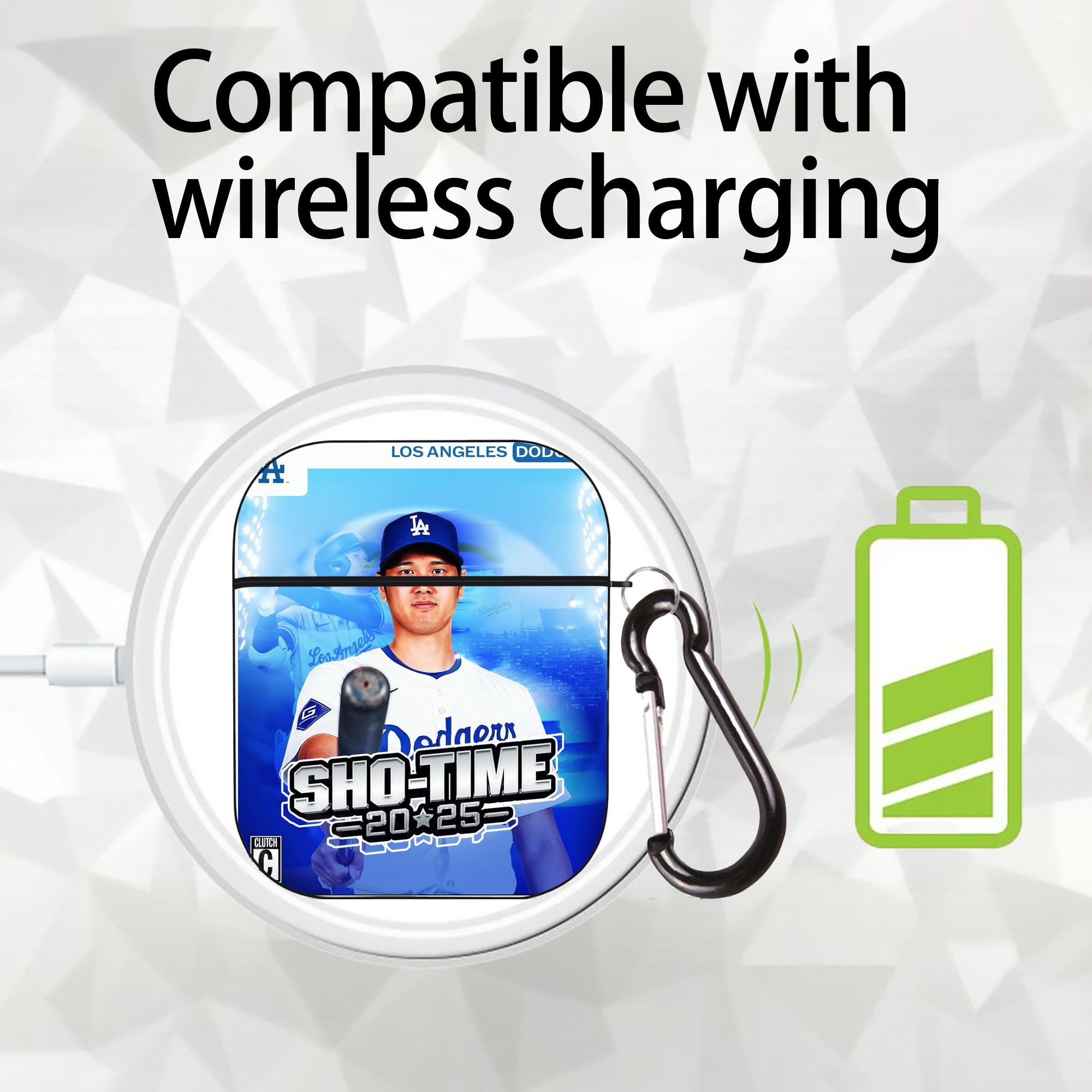  AirPods 2 Case Hard Shell Black, Flexible PC Material, Precise Cutouts, Full Protection, Anti-Fingerprint, Washable, Includes Keychain – Durable & Slim Design