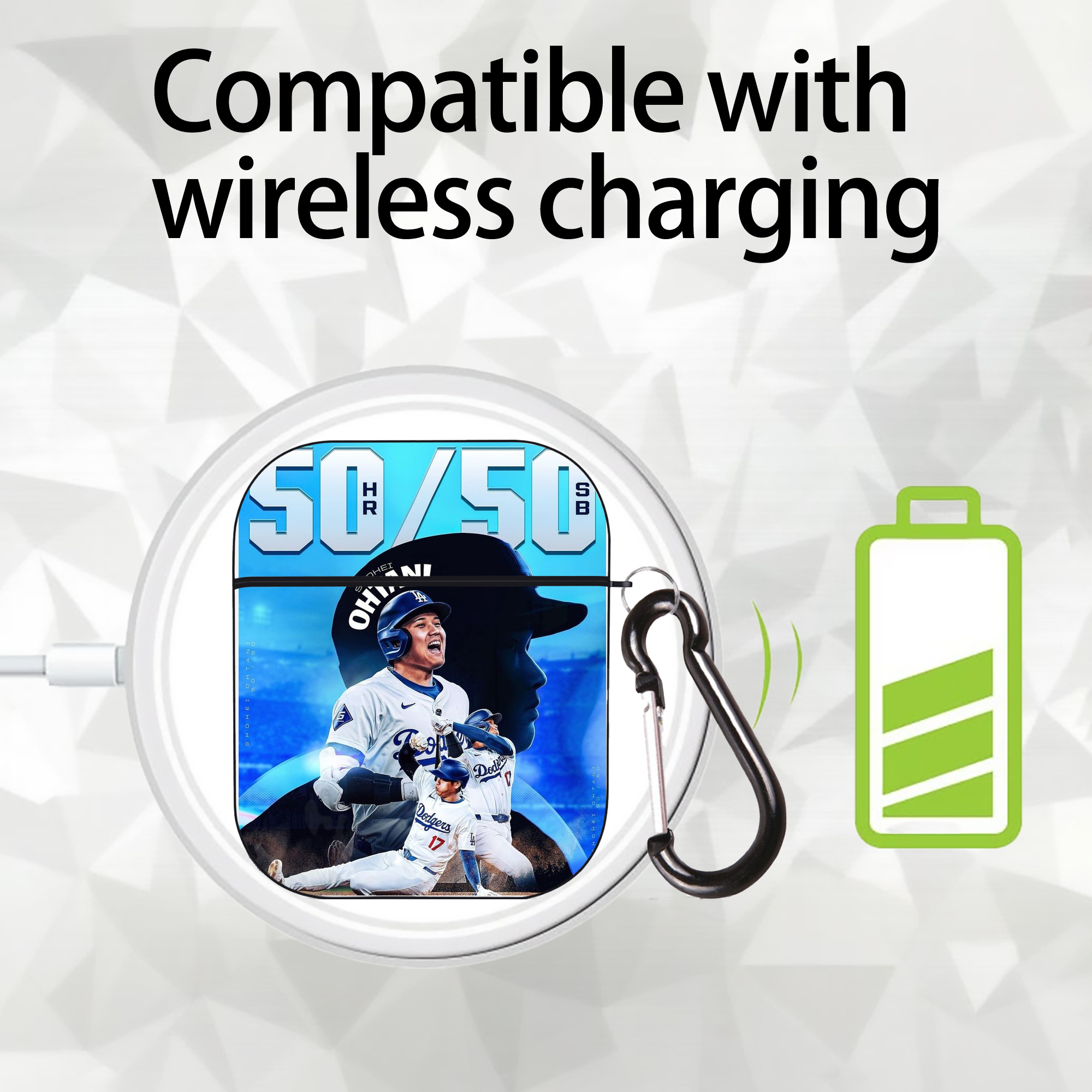  AirPods 2 Case Hard Shell Black, Flexible PC Material, Precise Cutouts, Full Protection, Anti-Fingerprint, Washable, Includes Keychain – Durable & Slim Design