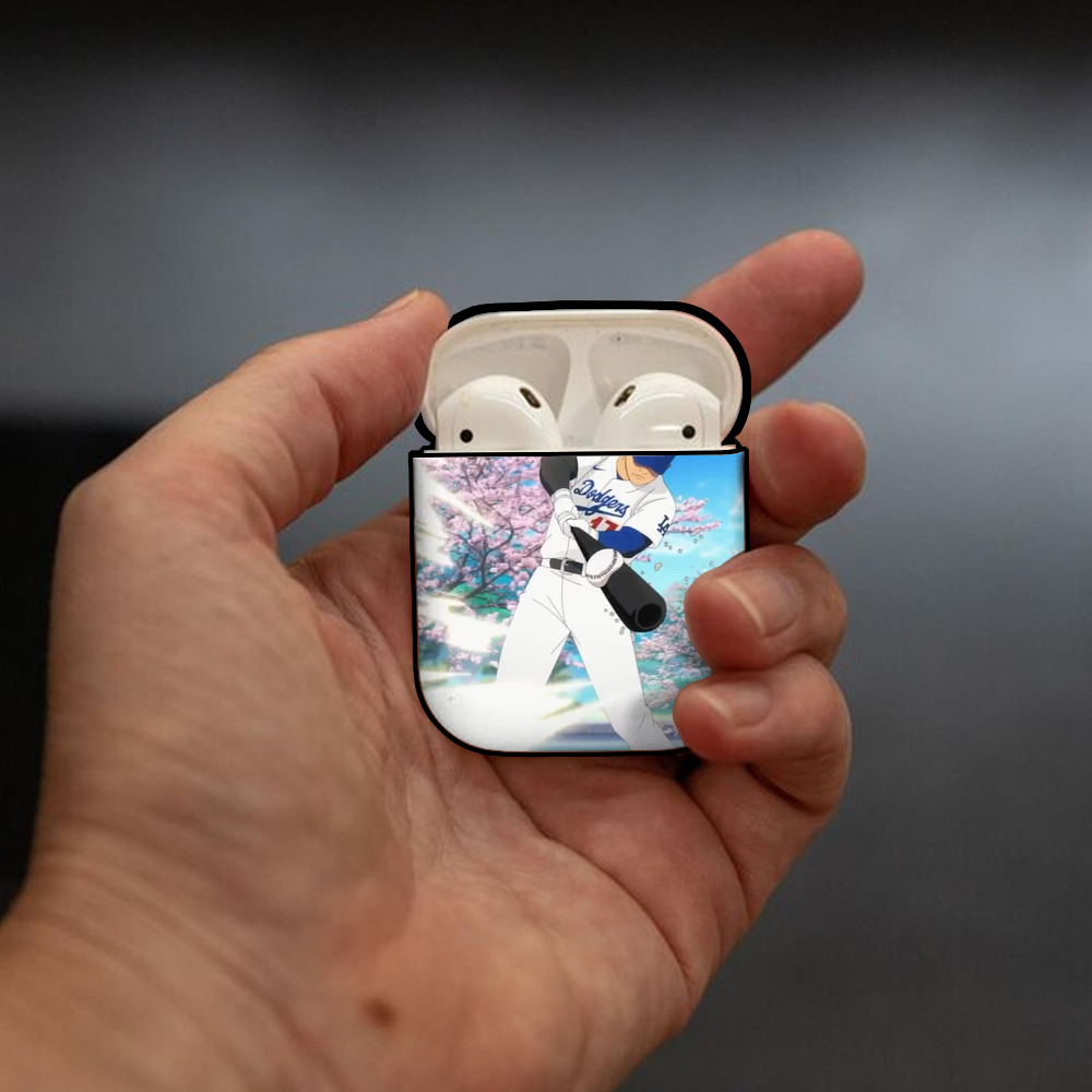  AirPods 2 Case Hard Shell Black, Flexible PC Material, Precise Cutouts, Full Protection, Anti-Fingerprint, Washable, Includes Keychain – Durable & Slim Design