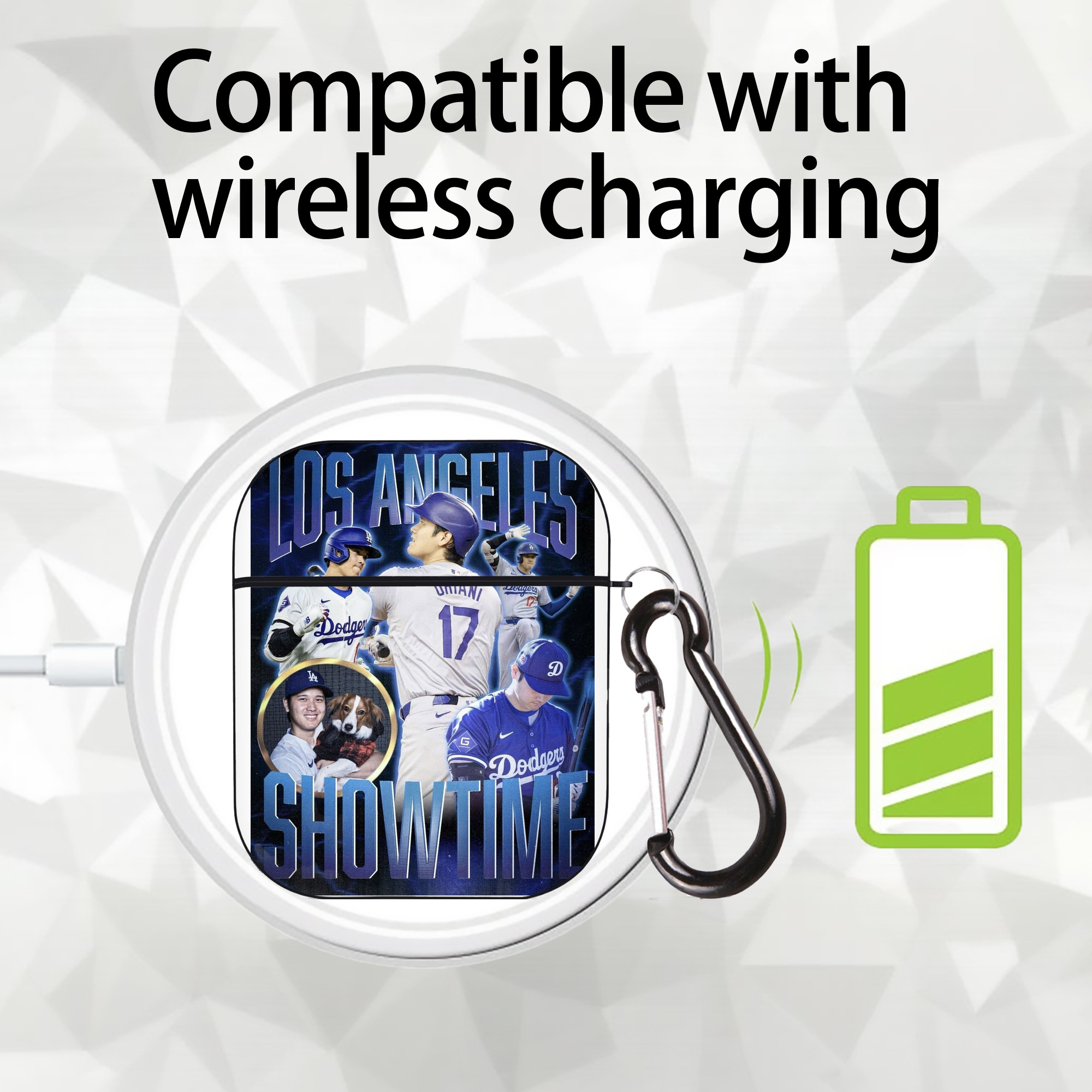  AirPods 2 Case Hard Shell Black, Flexible PC Material, Precise Cutouts, Full Protection, Anti-Fingerprint, Washable, Includes Keychain – Durable & Slim Design