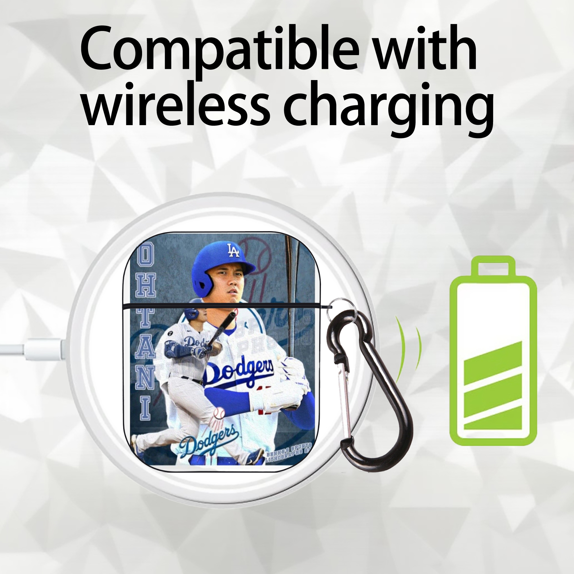  AirPods 2 Case Hard Shell Black, Flexible PC Material, Precise Cutouts, Full Protection, Anti-Fingerprint, Washable, Includes Keychain – Durable & Slim Design