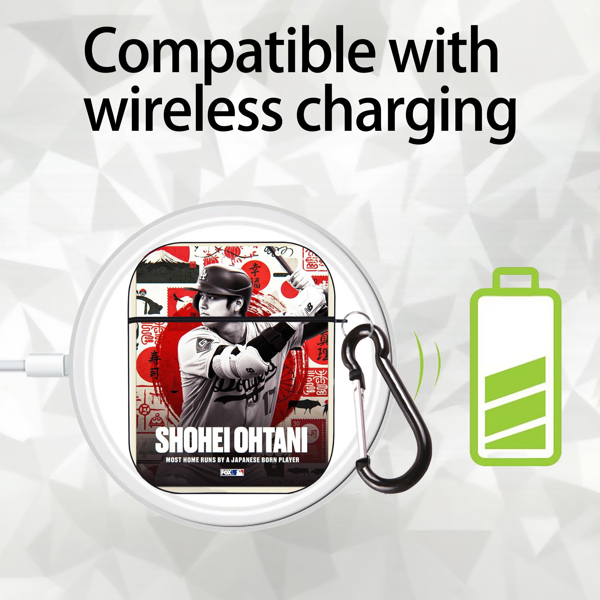  AirPods 2 Case Hard Shell Black, Flexible PC Material, Precise Cutouts, Full Protection, Anti-Fingerprint, Washable, Includes Keychain – Durable & Slim Design