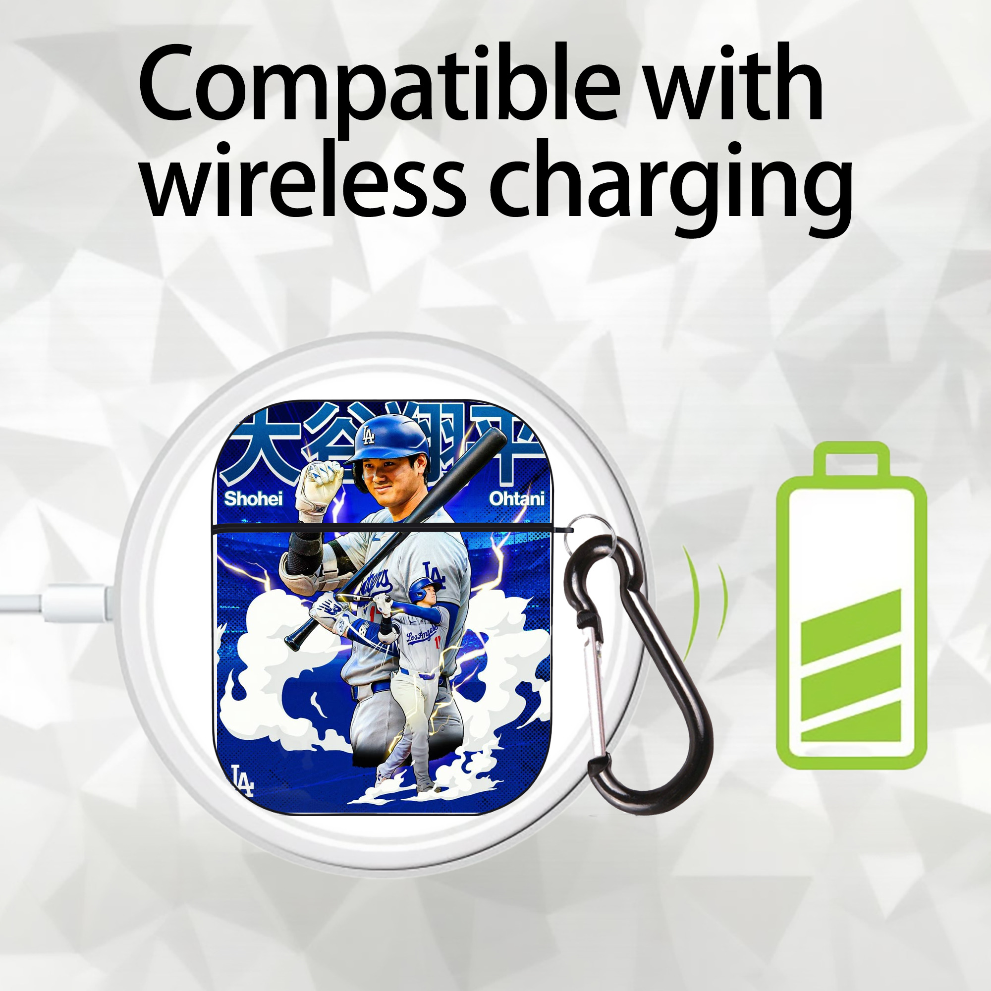  AirPods 2 Case Hard Shell Black, Flexible PC Material, Precise Cutouts, Full Protection, Anti-Fingerprint, Washable, Includes Keychain – Durable & Slim Design