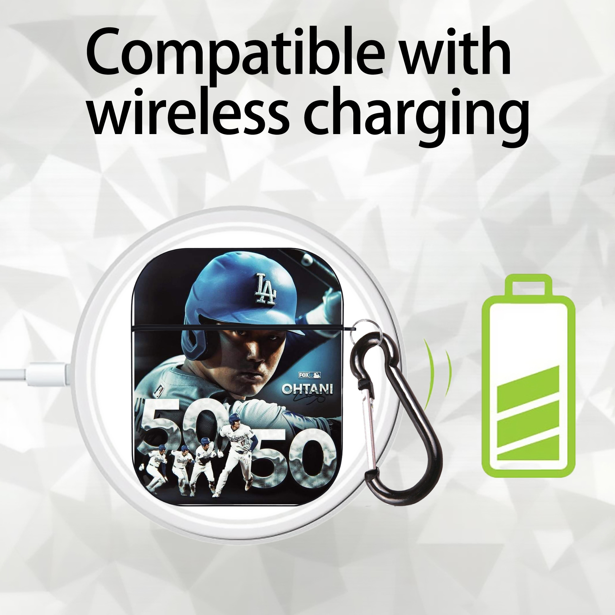  AirPods 2 Case Hard Shell Black, Flexible PC Material, Precise Cutouts, Full Protection, Anti-Fingerprint, Washable, Includes Keychain – Durable & Slim Design