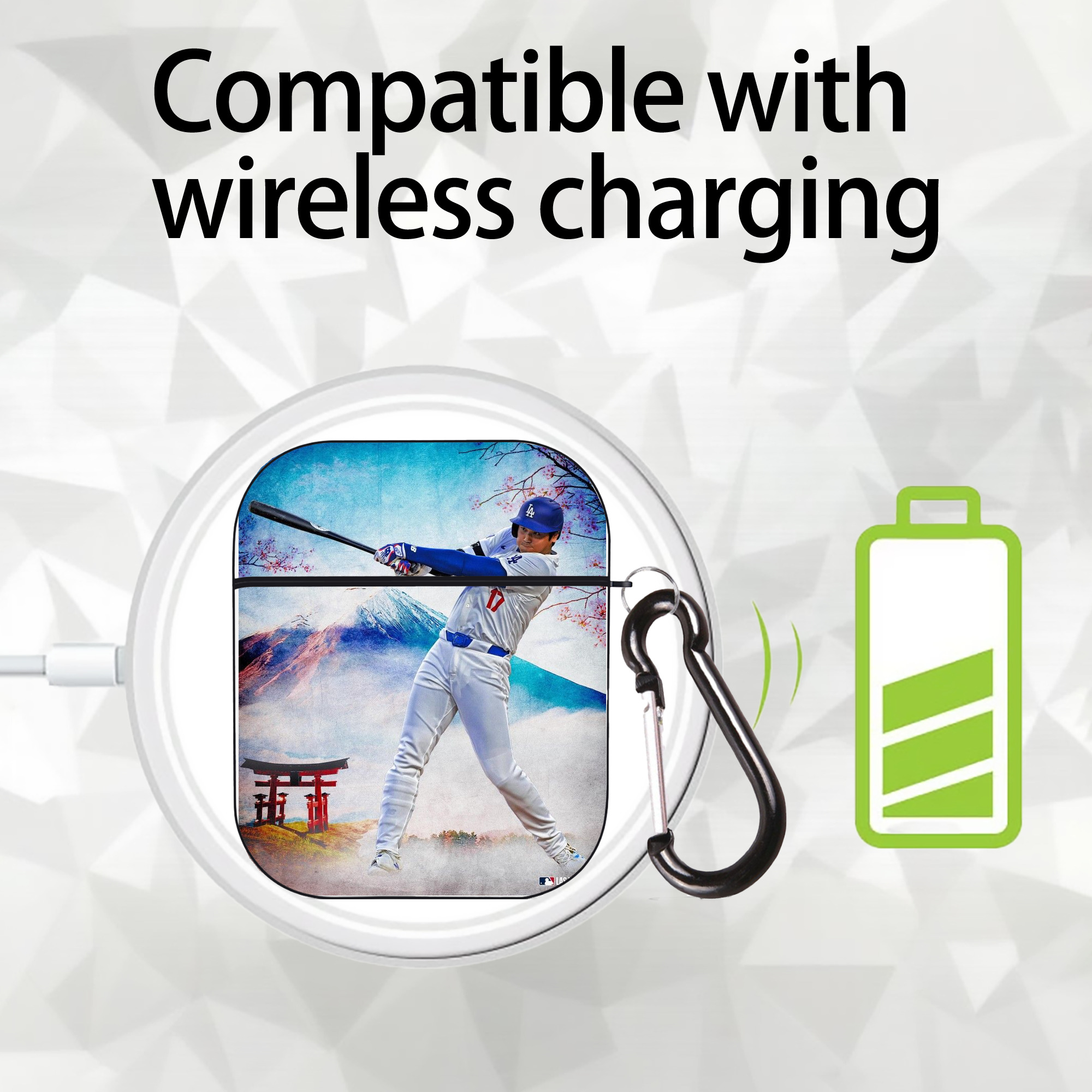  AirPods 2 Case Hard Shell Black, Flexible PC Material, Precise Cutouts, Full Protection, Anti-Fingerprint, Washable, Includes Keychain – Durable & Slim Design