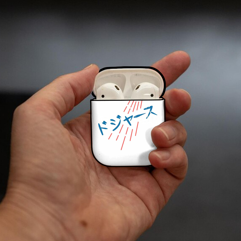  AirPods 2 Case Hard Shell Black, Flexible PC Material, Precise Cutouts, Full Protection, Anti-Fingerprint, Washable, Includes Keychain – Durable & Slim Design