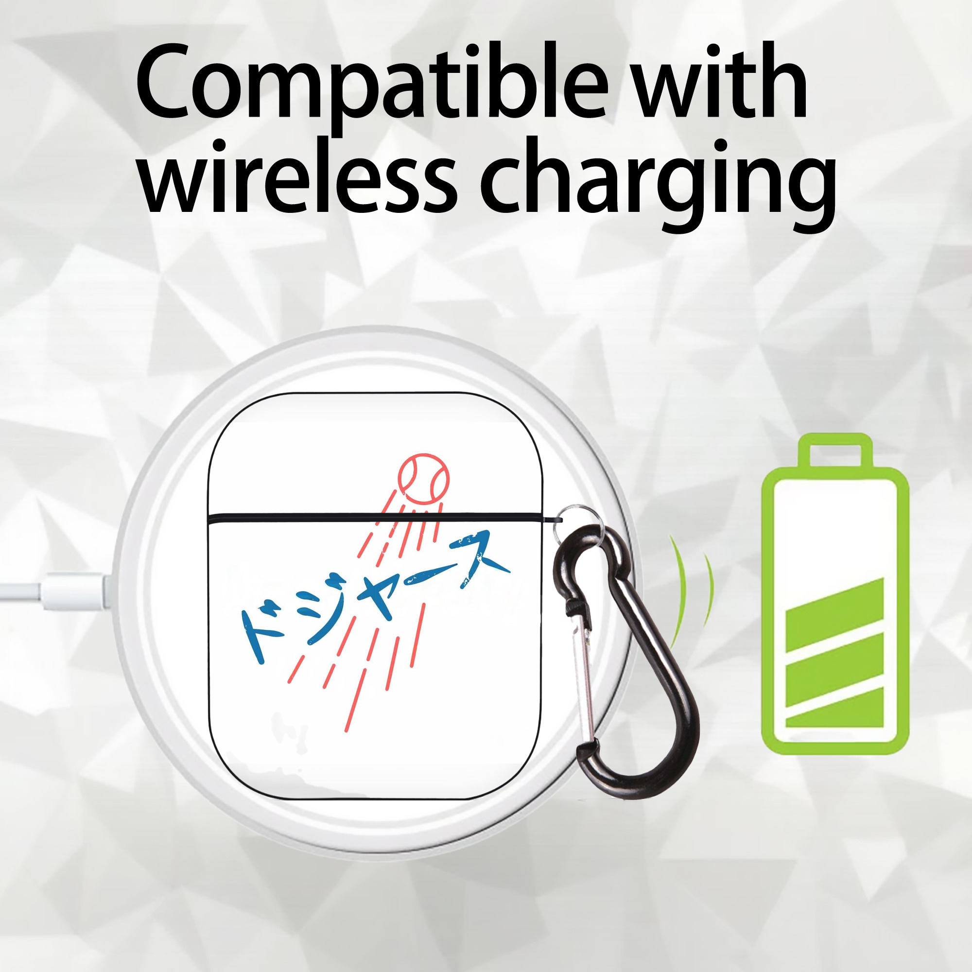  AirPods 2 Case Hard Shell Black, Flexible PC Material, Precise Cutouts, Full Protection, Anti-Fingerprint, Washable, Includes Keychain – Durable & Slim Design