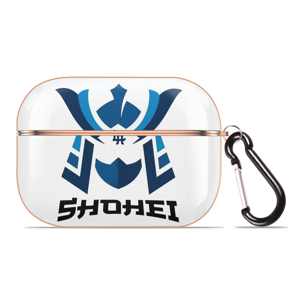  AirPods Pro Protective Case Rose Gold, Flexible PC Material, Precise Fit, Anti-Slip Cover, Full Protection, Fingerprint Resistant, Washable With Keychain