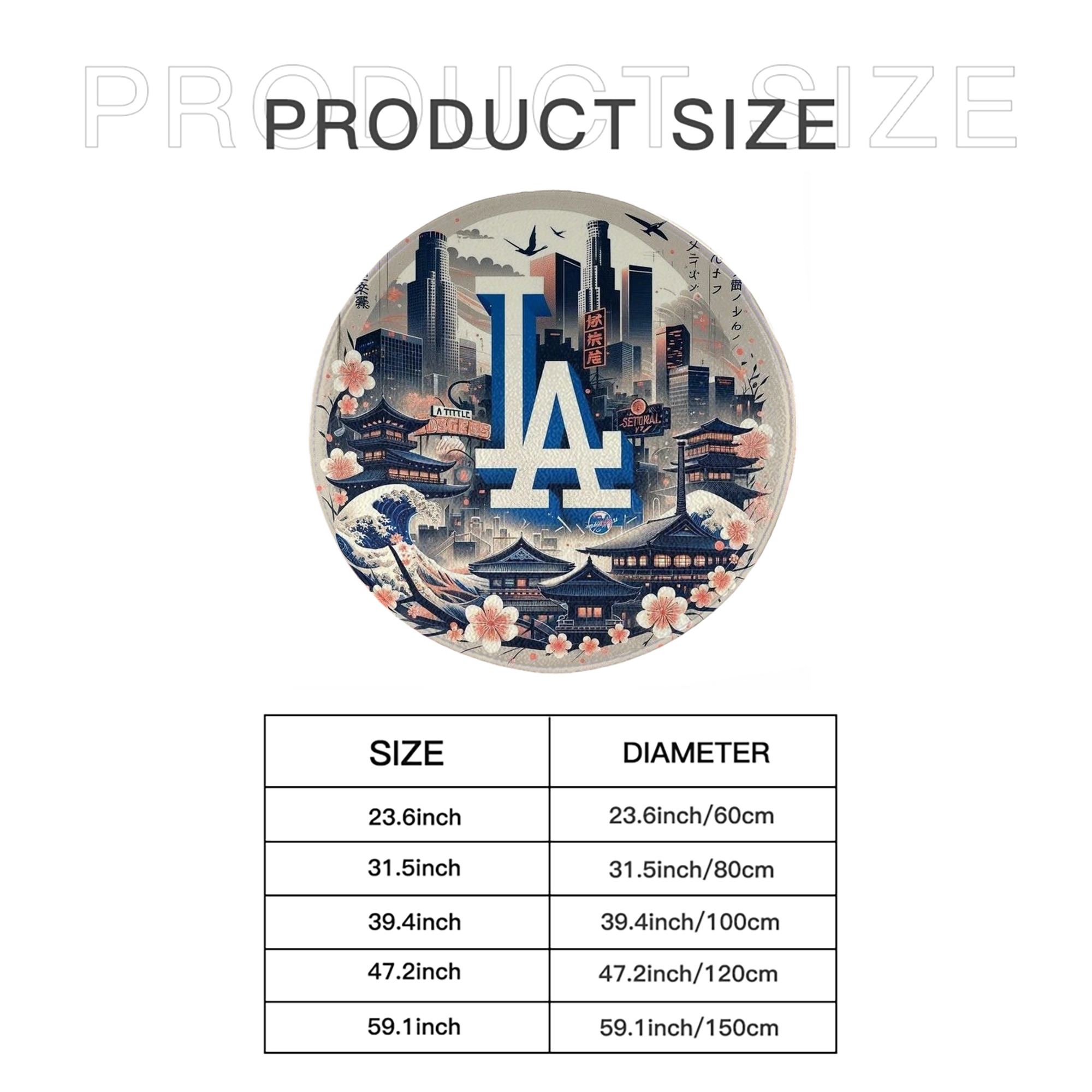  Round Floor Mat – Soft Flannel & High-Density Sponge Core – Non-Slip Dot Backing – Durable Stitched Edges – Quick-Dry & Breathable – Perfect For Home, Bathroom & Living Room