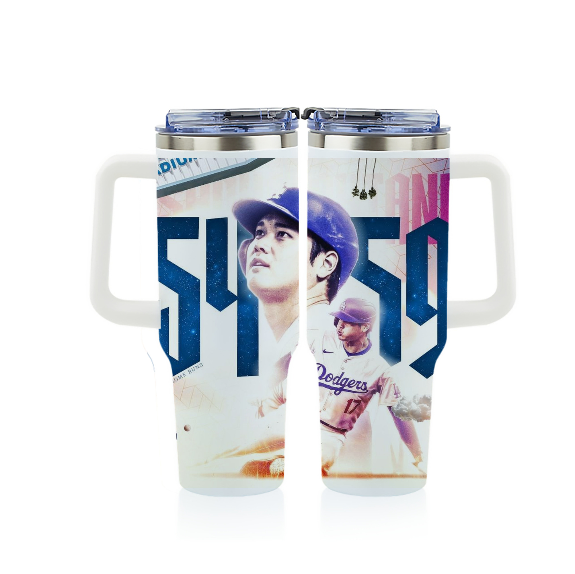  40oz Full Wrap Car Tumbler – Durable Stainless Steel Travel Mug With Vibrant UV Print – Double Wall Insulated, Fits Most Car Cup Holders