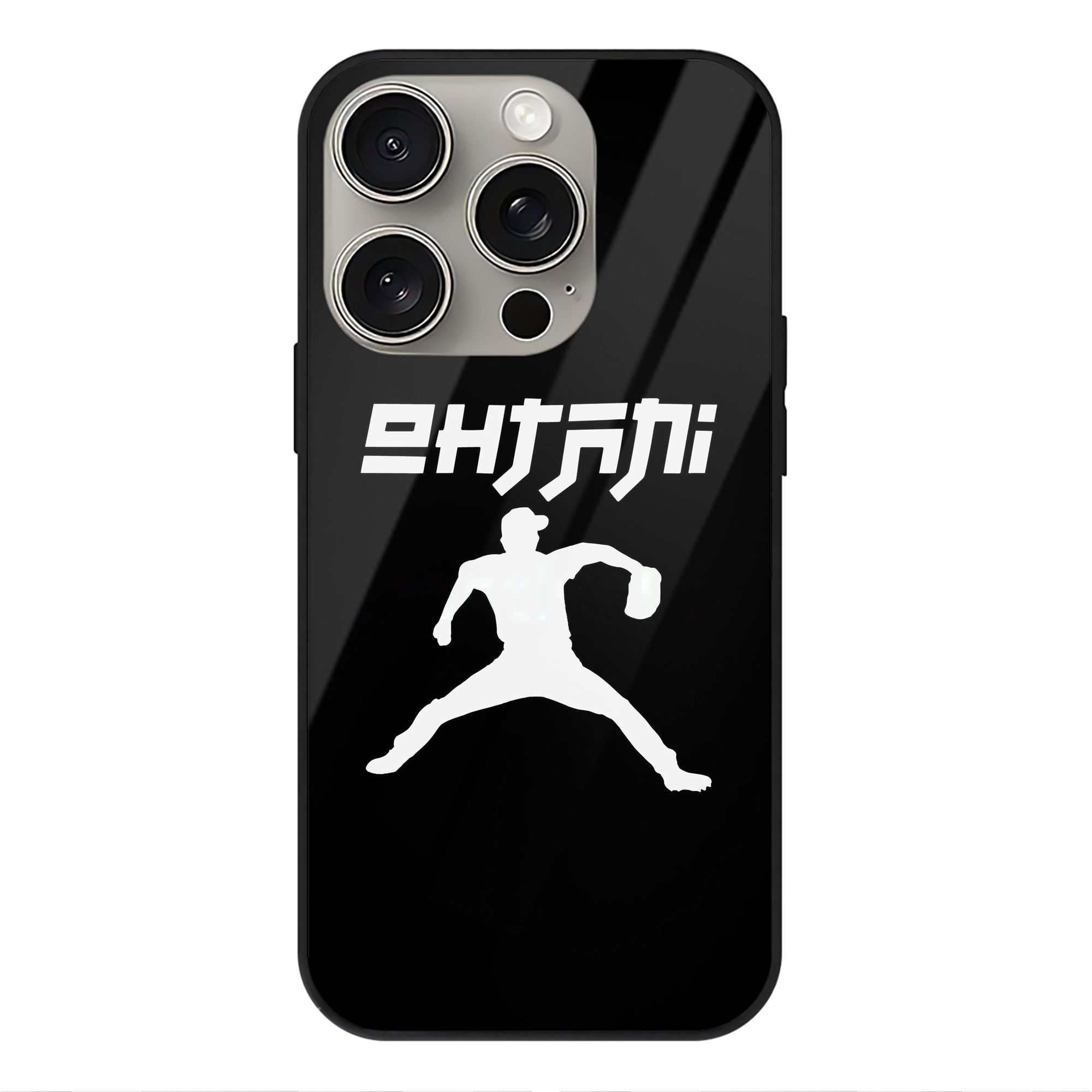  IPhone 15 Pro Mirror Phone Case – UV Printed Glass + TPU – Scratch-Resistant, Wireless Charging Compatible, Precise Fit & Stylish Design