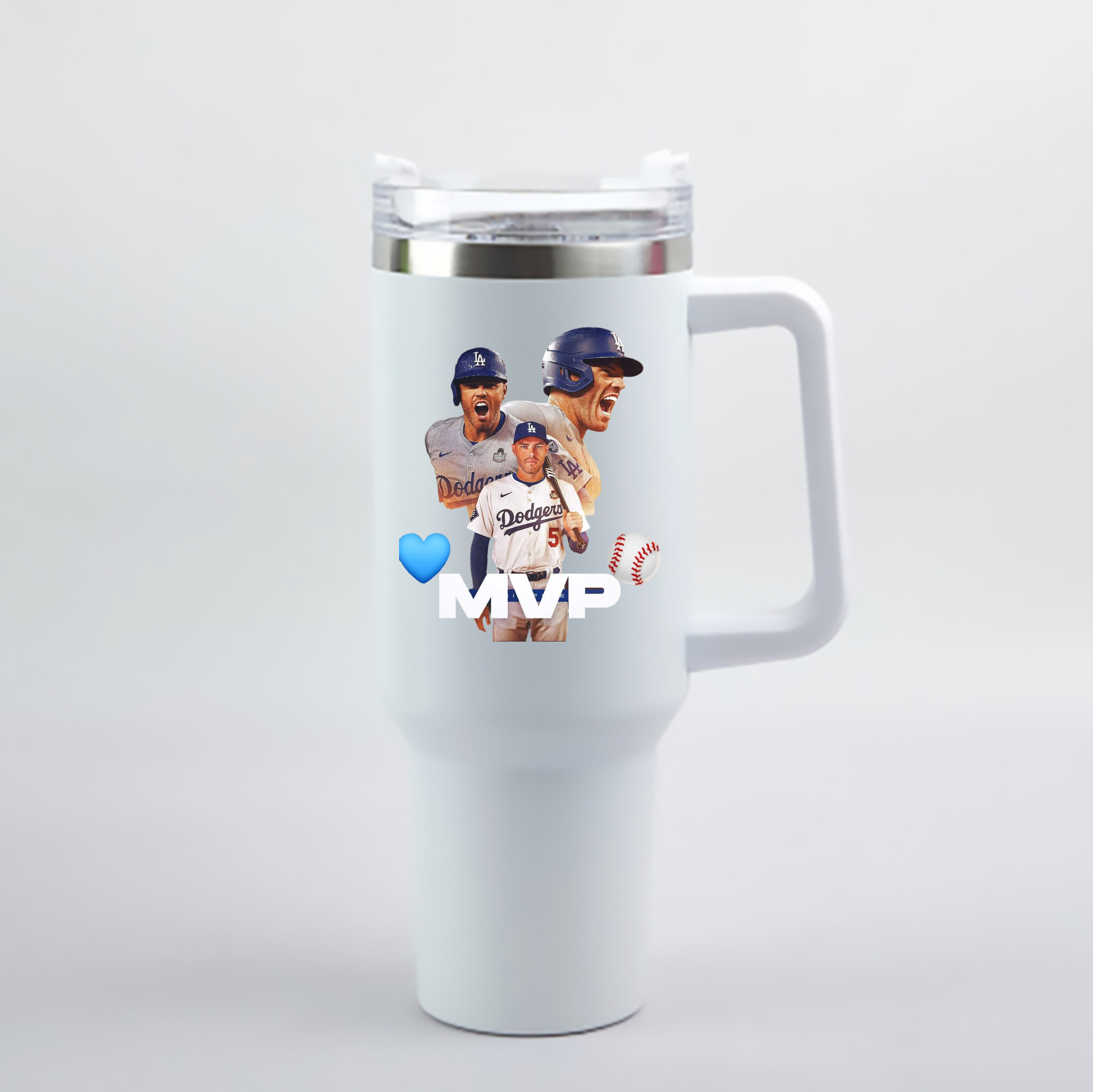  40oz Handle Car Cup With Crystal Sticker Design – Durable Stainless Steel Travel Mug With Reusable Straw – Double Wall Insulated