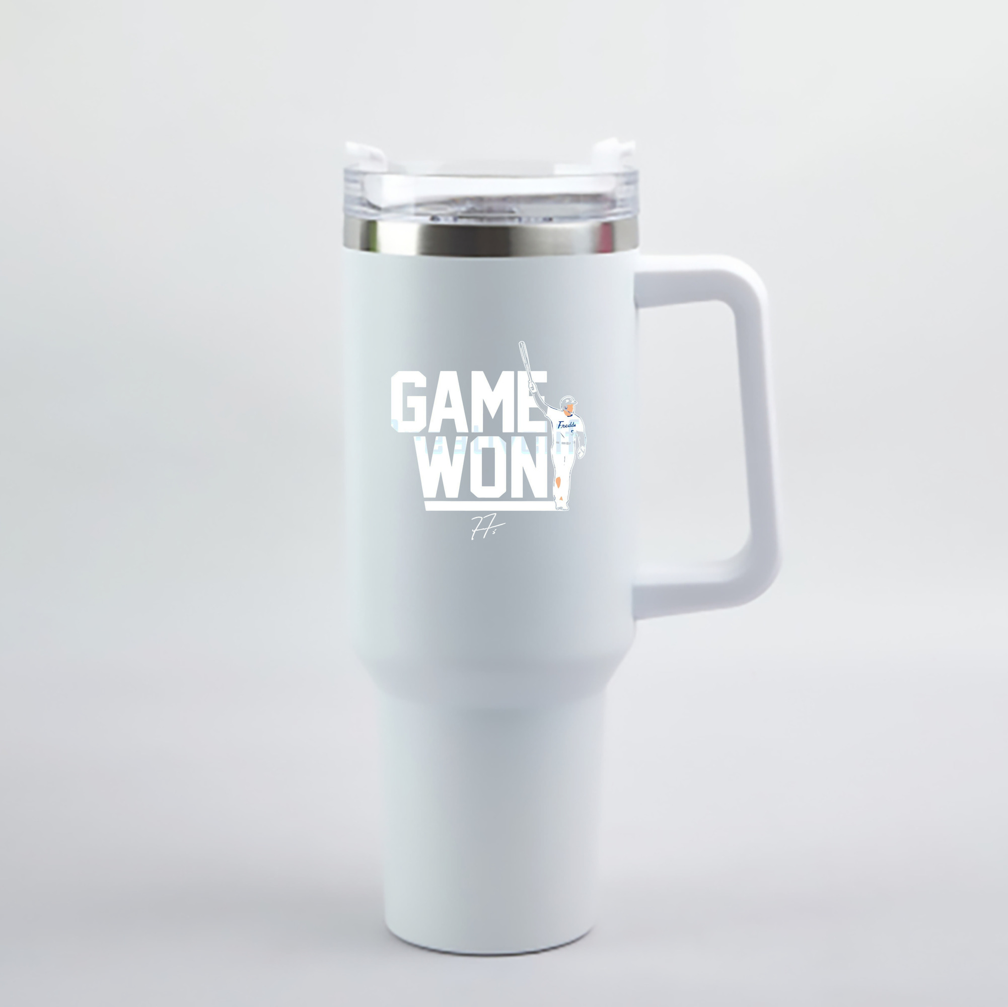  40oz Handle Car Cup With Crystal Sticker Design – Durable Stainless Steel Travel Mug With Reusable Straw – Double Wall Insulated