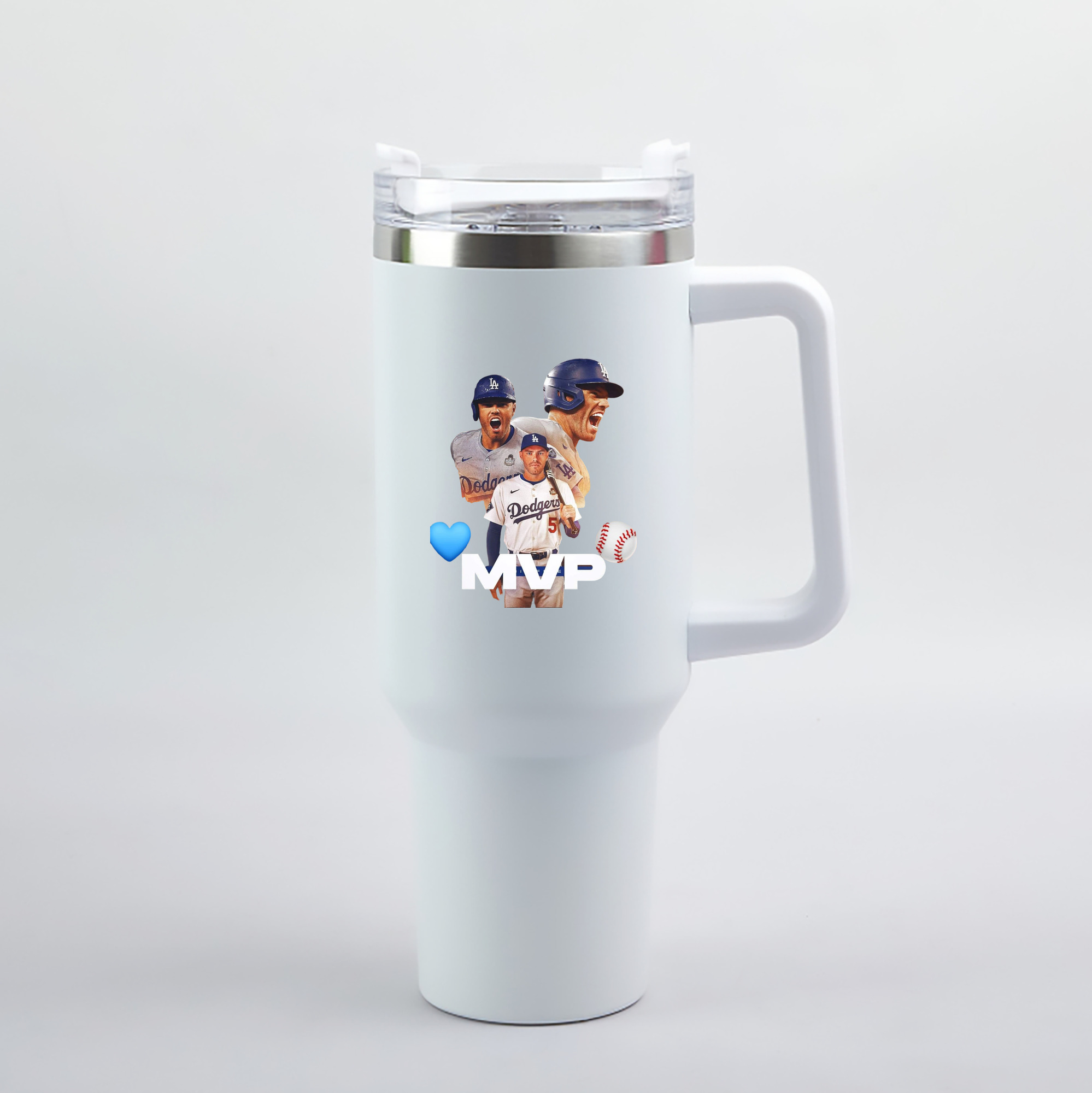  40oz Handle Car Tumbler – Durable Stainless Steel Travel Mug With UV Print – Double Wall Insulated, Fits Most Car Cup Holders