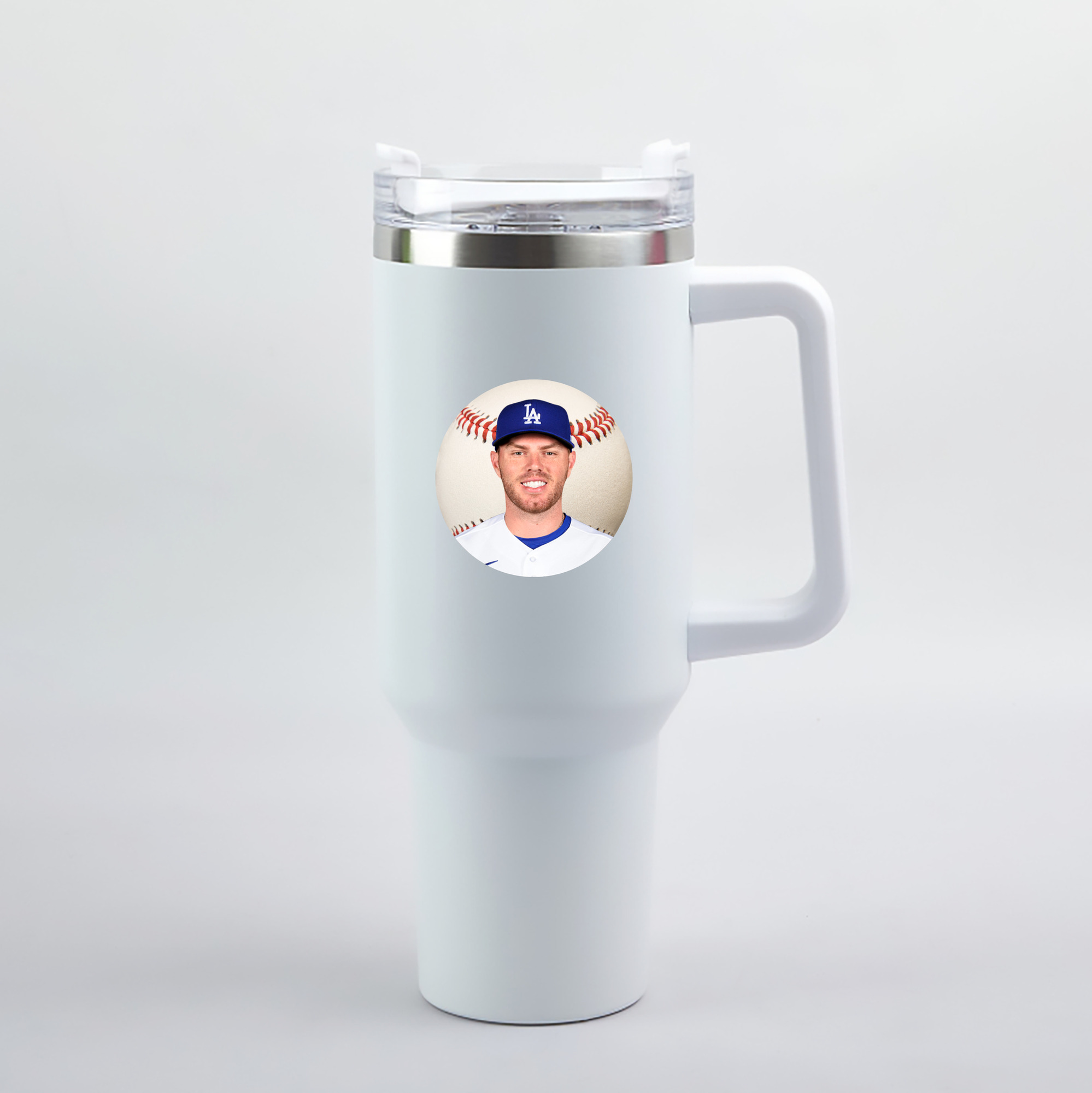  40oz Handle Car Tumbler – Durable Stainless Steel Travel Mug With UV Print – Double Wall Insulated, Fits Most Car Cup Holders