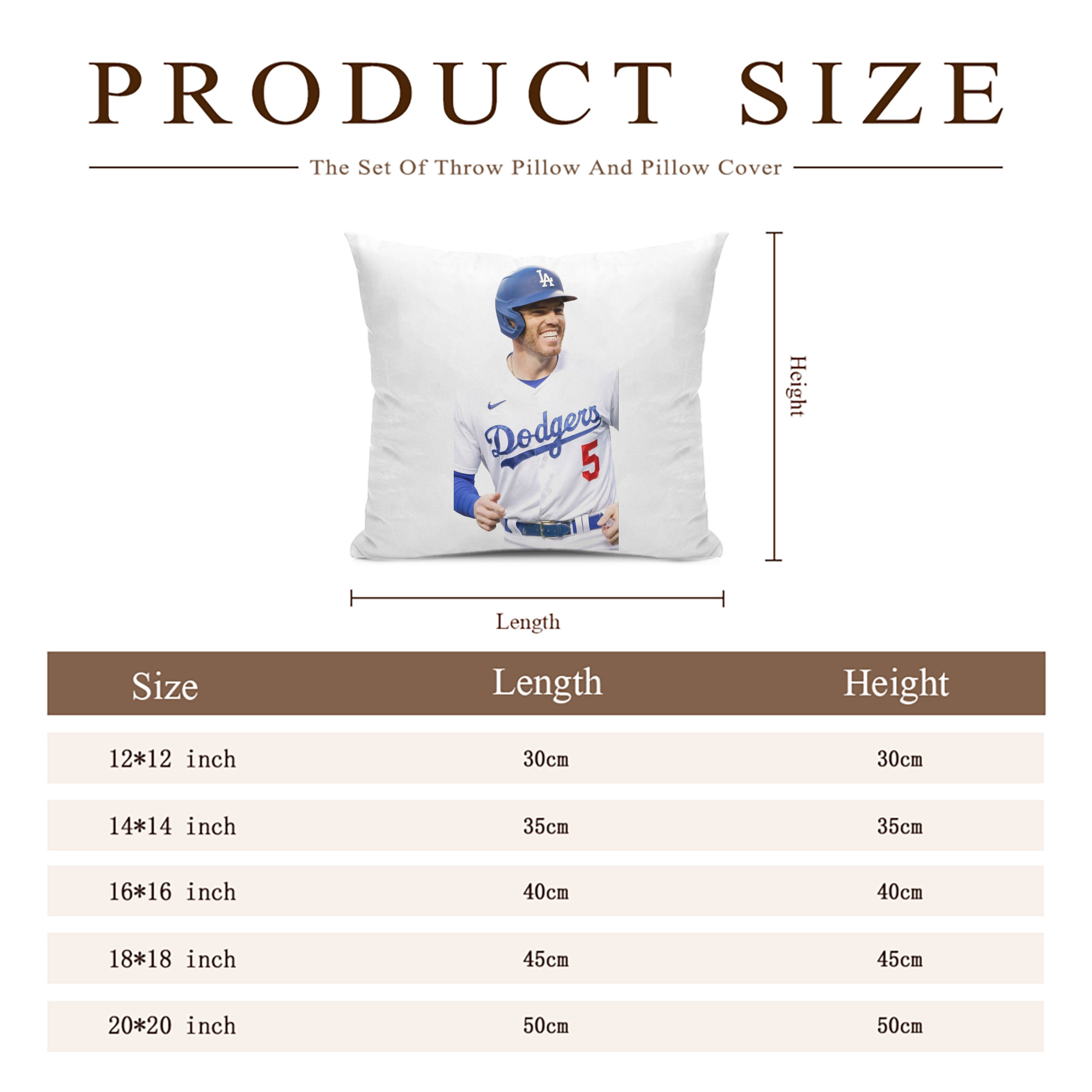  Soft Polyester Pillow Cover With Insert – Double-Sided Design, Invisible Zipper, Durable & Breathable – Easy Care Cushion Set