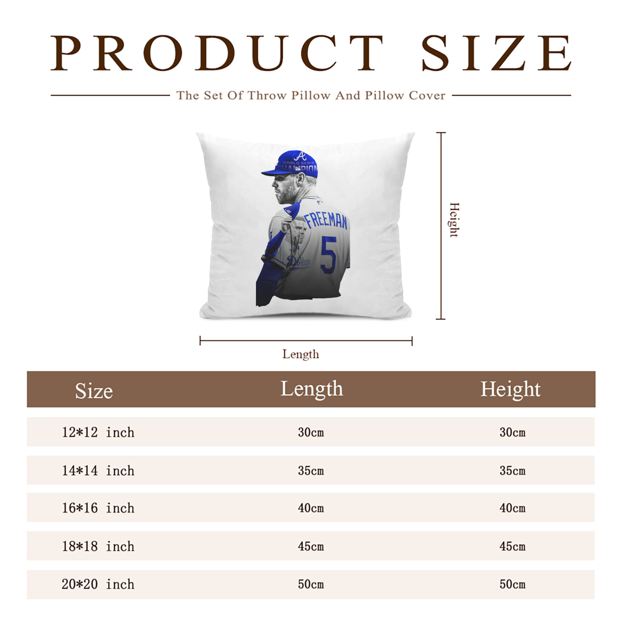  Soft Polyester Pillow Cover With Insert – Double-Sided Design, Invisible Zipper, Durable & Breathable – Easy Care Cushion Set