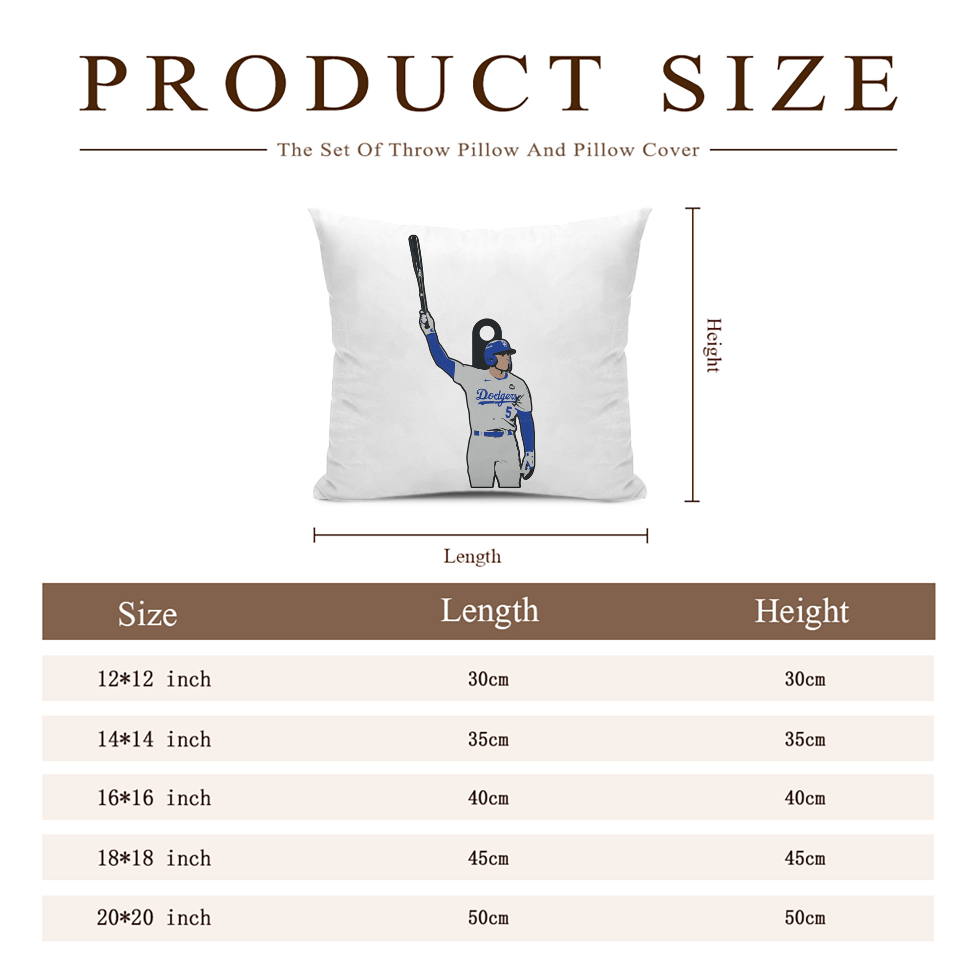  Soft Polyester Pillow Cover With Insert – Double-Sided Design, Invisible Zipper, Durable & Breathable – Easy Care Cushion Set