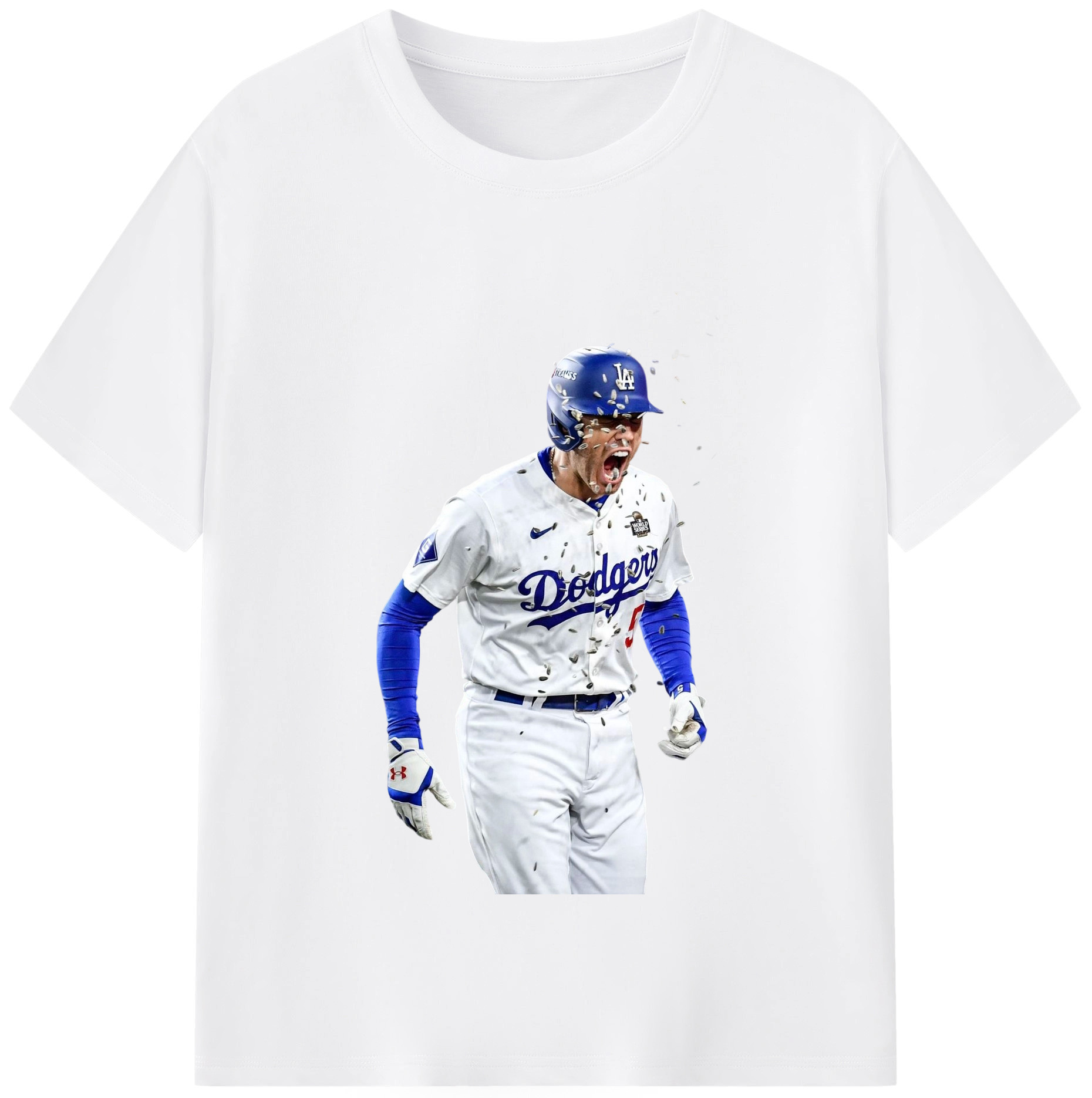  Combed Cotton T-Shirt 180g With Front Heat Transfer Print – Soft, Lightweight, Fitted Design – Stylish Casual Wear For Sports & Everyday Use