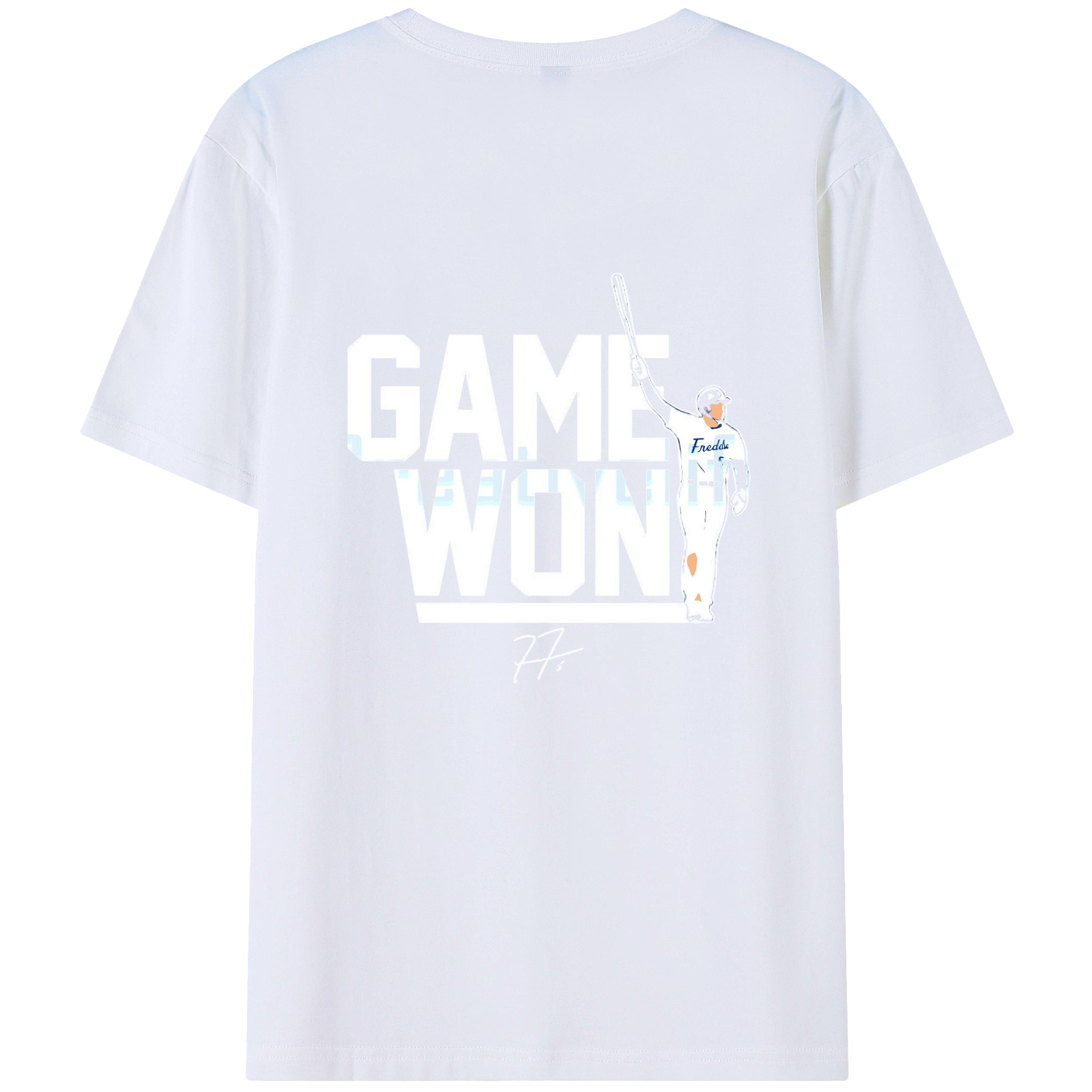  180g Combed Cotton T-Shirt With Back Heat Transfer Print – Soft, Lightweight, Fitted Design – Stylish Casual Wear For Sports & Everyday Use