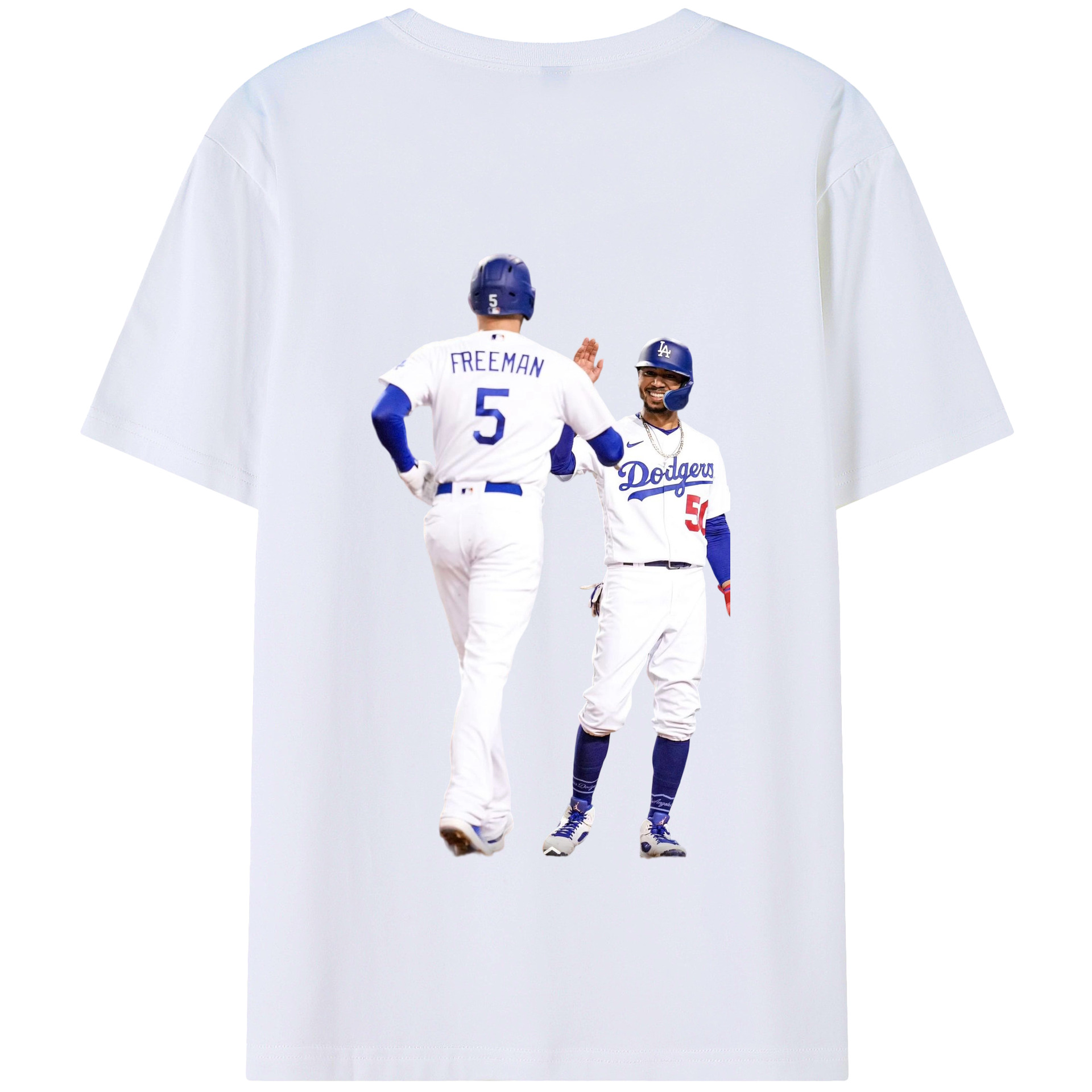  180g Combed Cotton T-Shirt With Back Heat Transfer Print – Soft, Lightweight, Fitted Design – Stylish Casual Wear For Sports & Everyday Use