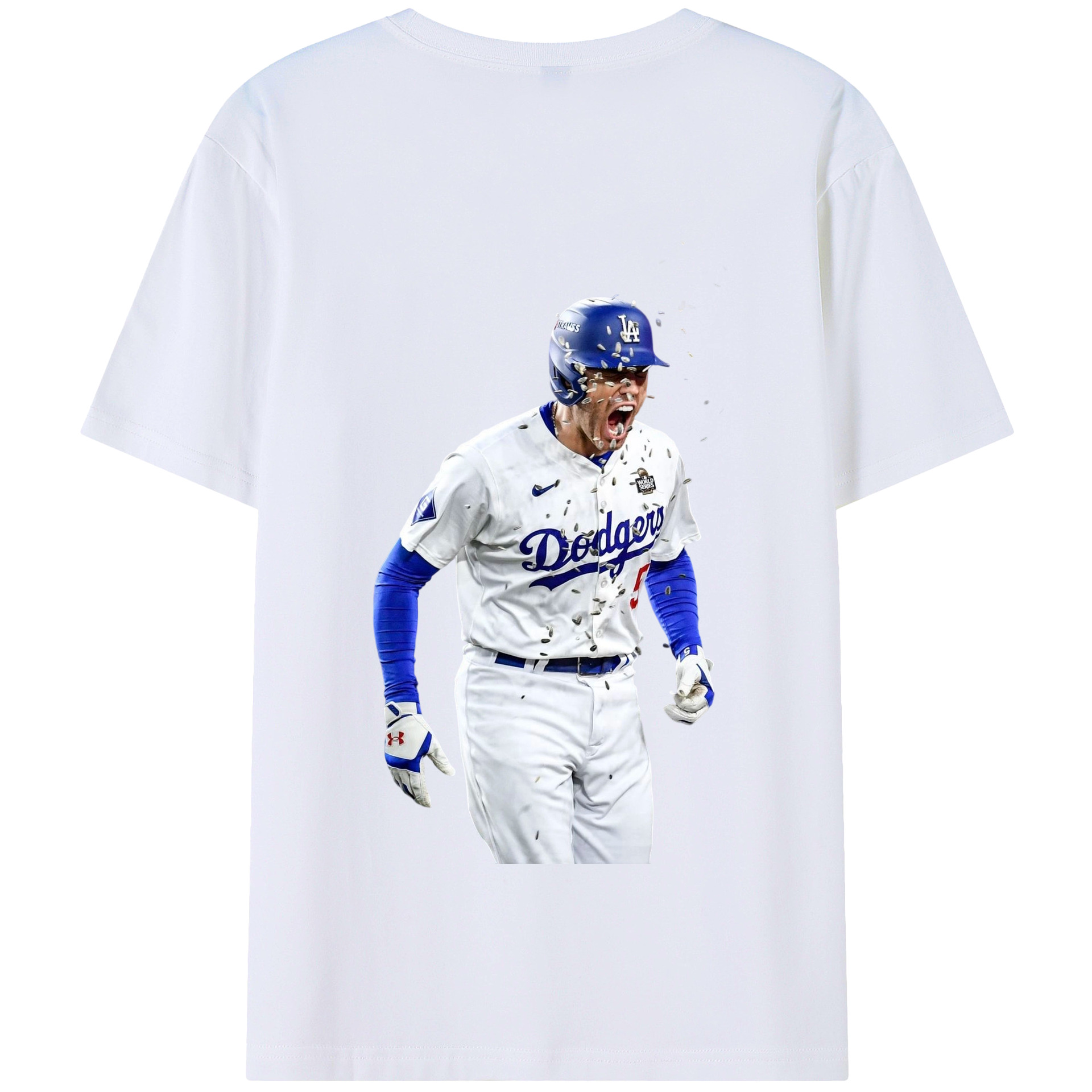  180g Combed Cotton T-Shirt With Back Heat Transfer Print – Soft, Lightweight, Fitted Design – Stylish Casual Wear For Sports & Everyday Use