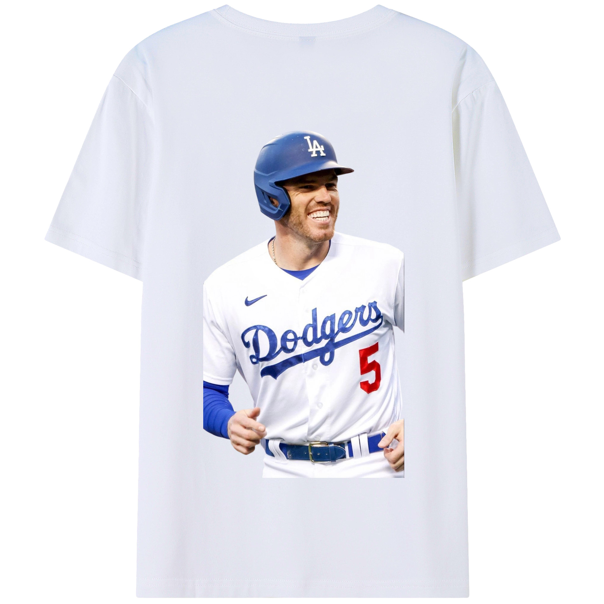  180g Combed Cotton T-Shirt With Back Heat Transfer Print – Soft, Lightweight, Fitted Design – Stylish Casual Wear For Sports & Everyday Use