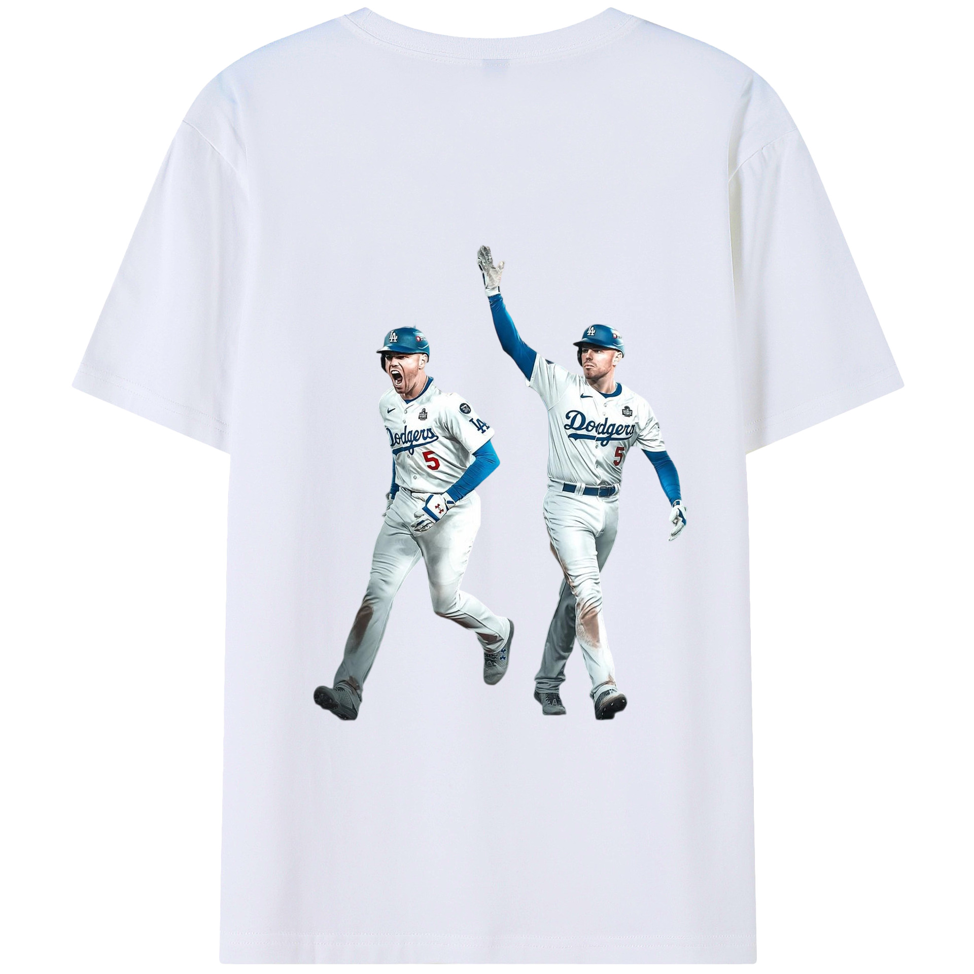  180g Combed Cotton T-Shirt With Back Heat Transfer Print – Soft, Lightweight, Fitted Design – Stylish Casual Wear For Sports & Everyday Use