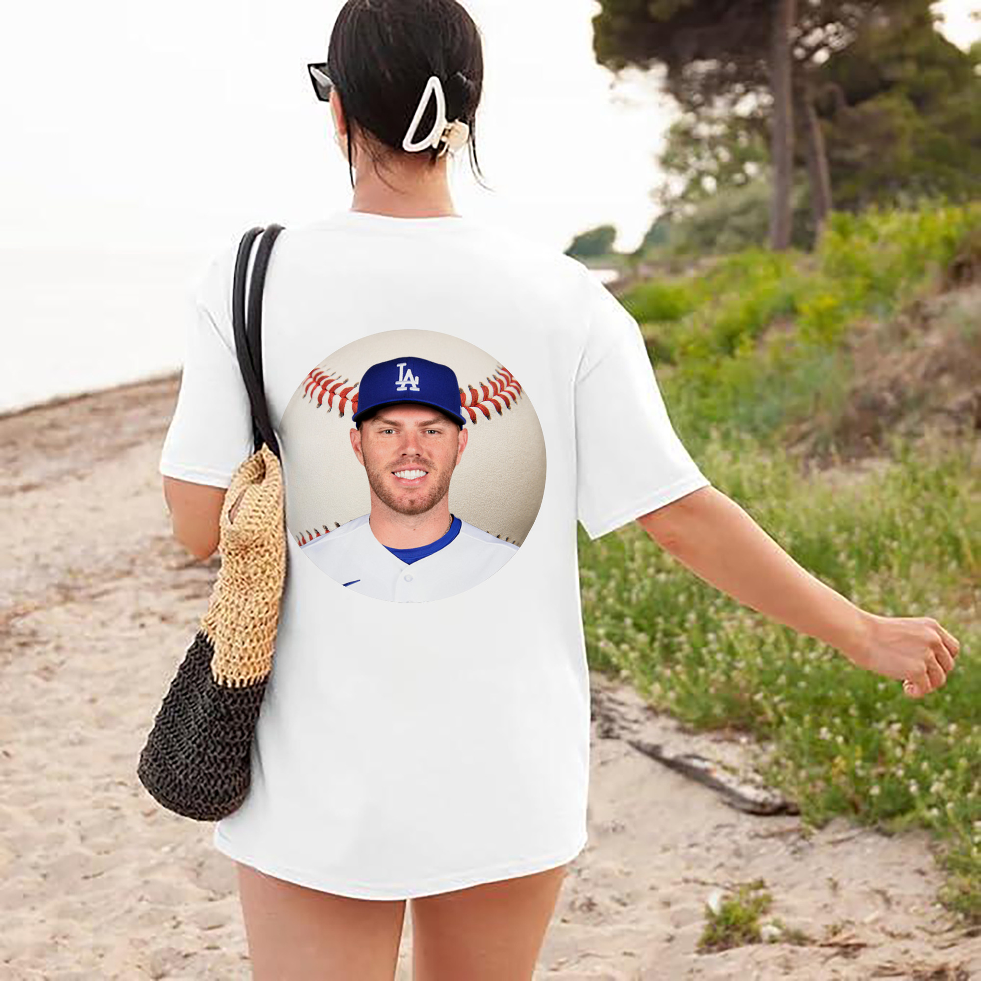  180g Combed Cotton T-Shirt With Back Heat Transfer Print – Soft, Lightweight, Fitted Design – Stylish Casual Wear For Sports & Everyday Use