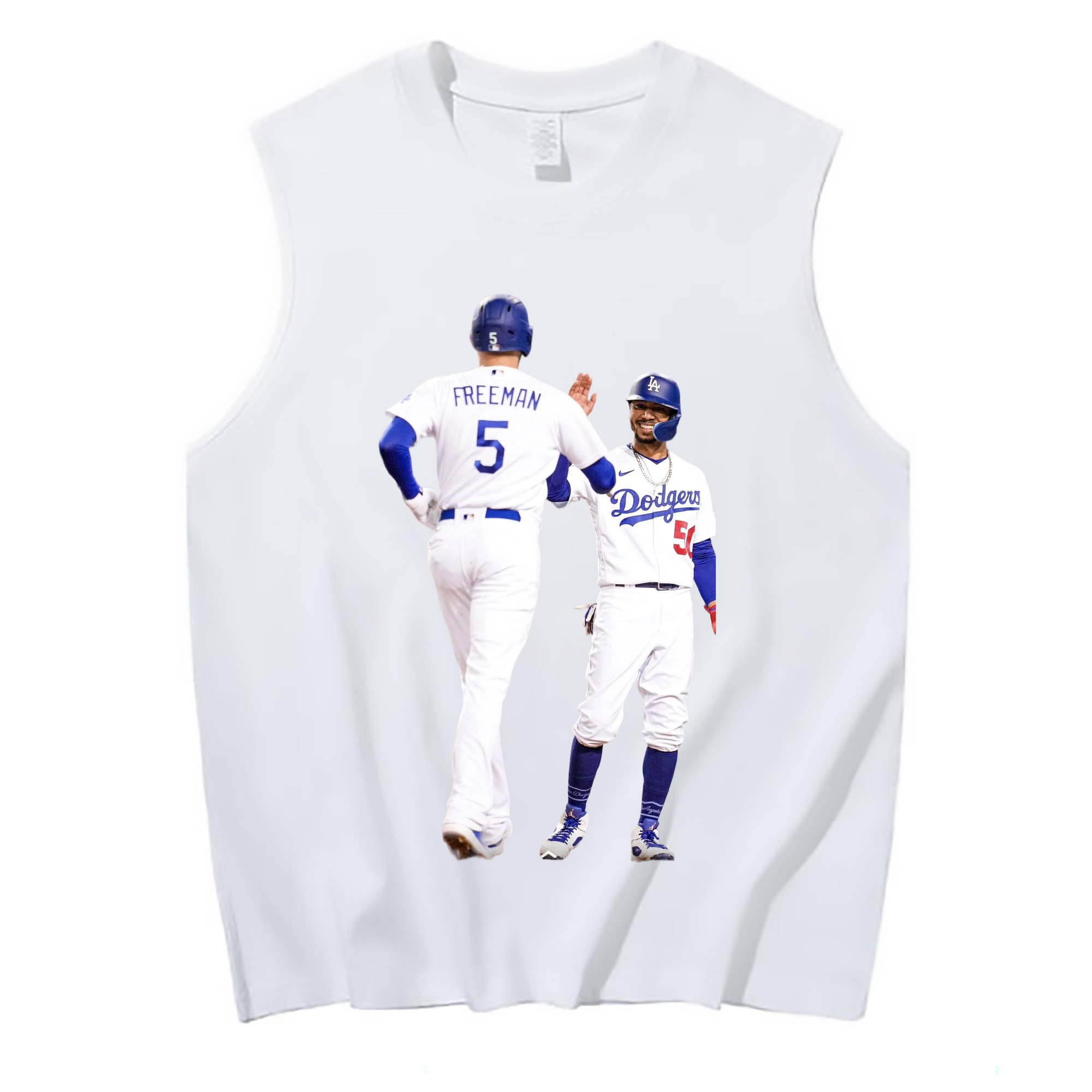  210g Combed Cotton Tank Top With Front Heat Transfer Print – Soft, Lightweight, Fitted Design – Stylish & Comfortable Casual Wear For Sports & Everyday Use