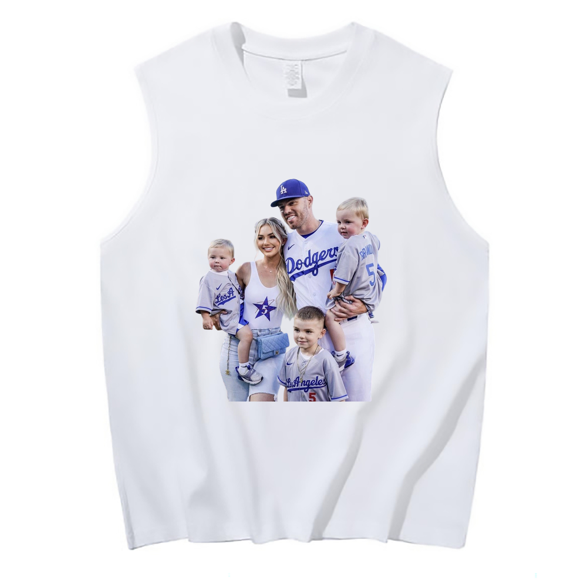  210g Combed Cotton Tank Top With Front Heat Transfer Print – Soft, Lightweight, Fitted Design – Stylish & Comfortable Casual Wear For Sports & Everyday Use