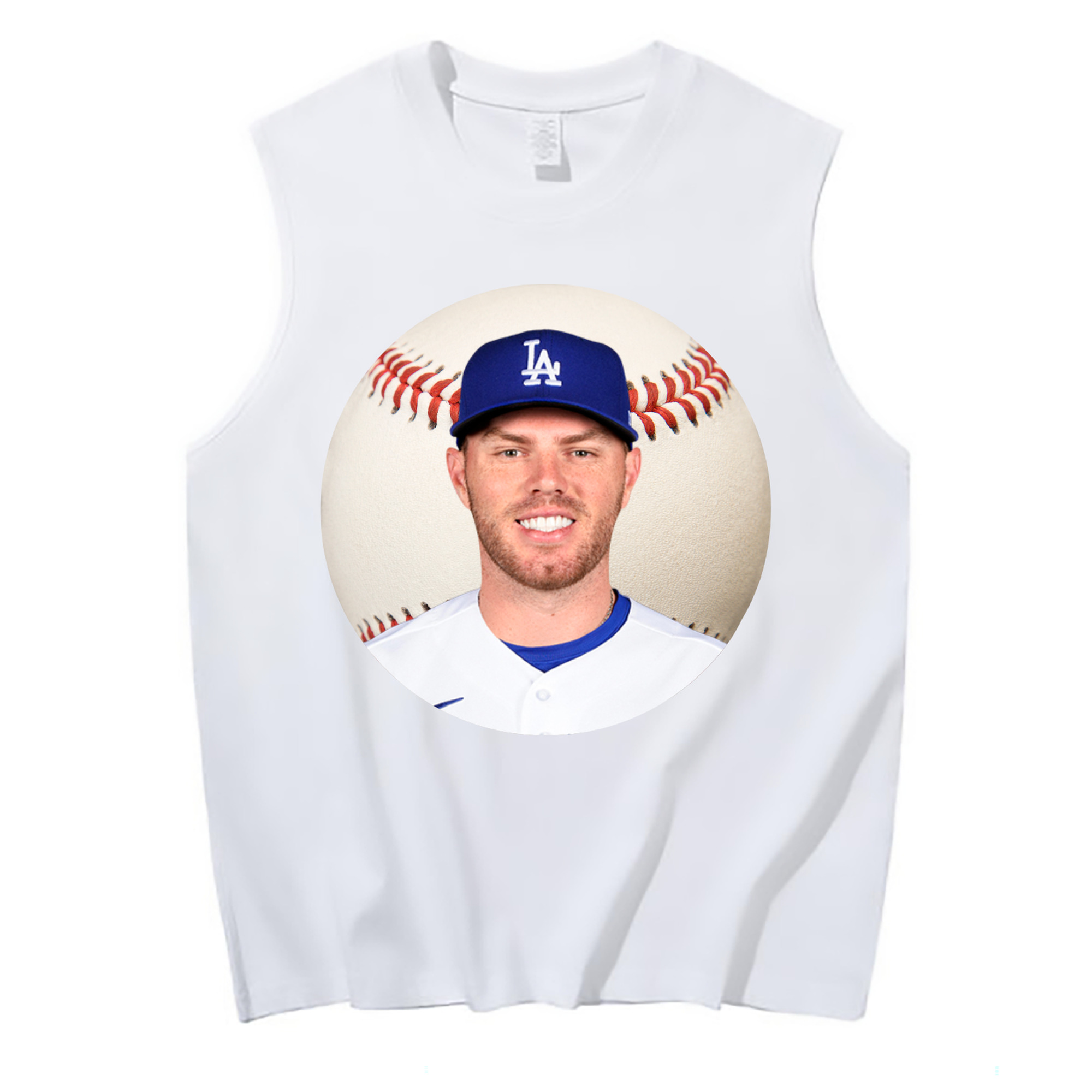  210g Combed Cotton Tank Top With Front Heat Transfer Print – Soft, Lightweight, Fitted Design – Stylish & Comfortable Casual Wear For Sports & Everyday Use