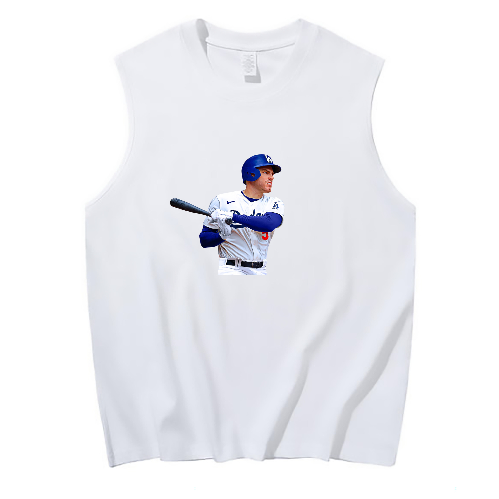  210g Combed Cotton Tank Top With Front Heat Transfer Print – Soft, Lightweight, Fitted Design – Stylish & Comfortable Casual Wear For Sports & Everyday Use