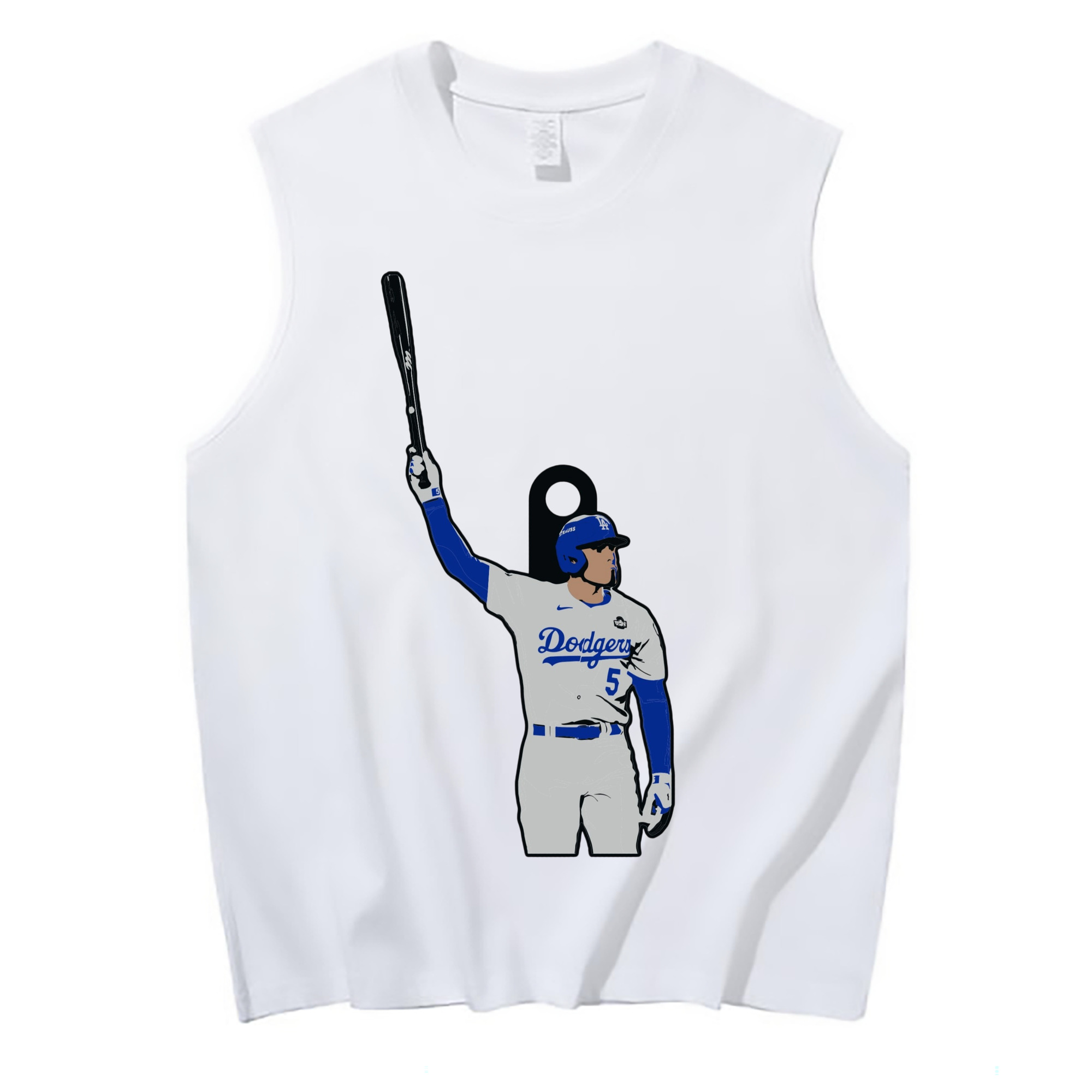  210g Combed Cotton Tank Top With Front Heat Transfer Print – Soft, Lightweight, Fitted Design – Stylish & Comfortable Casual Wear For Sports & Everyday Use