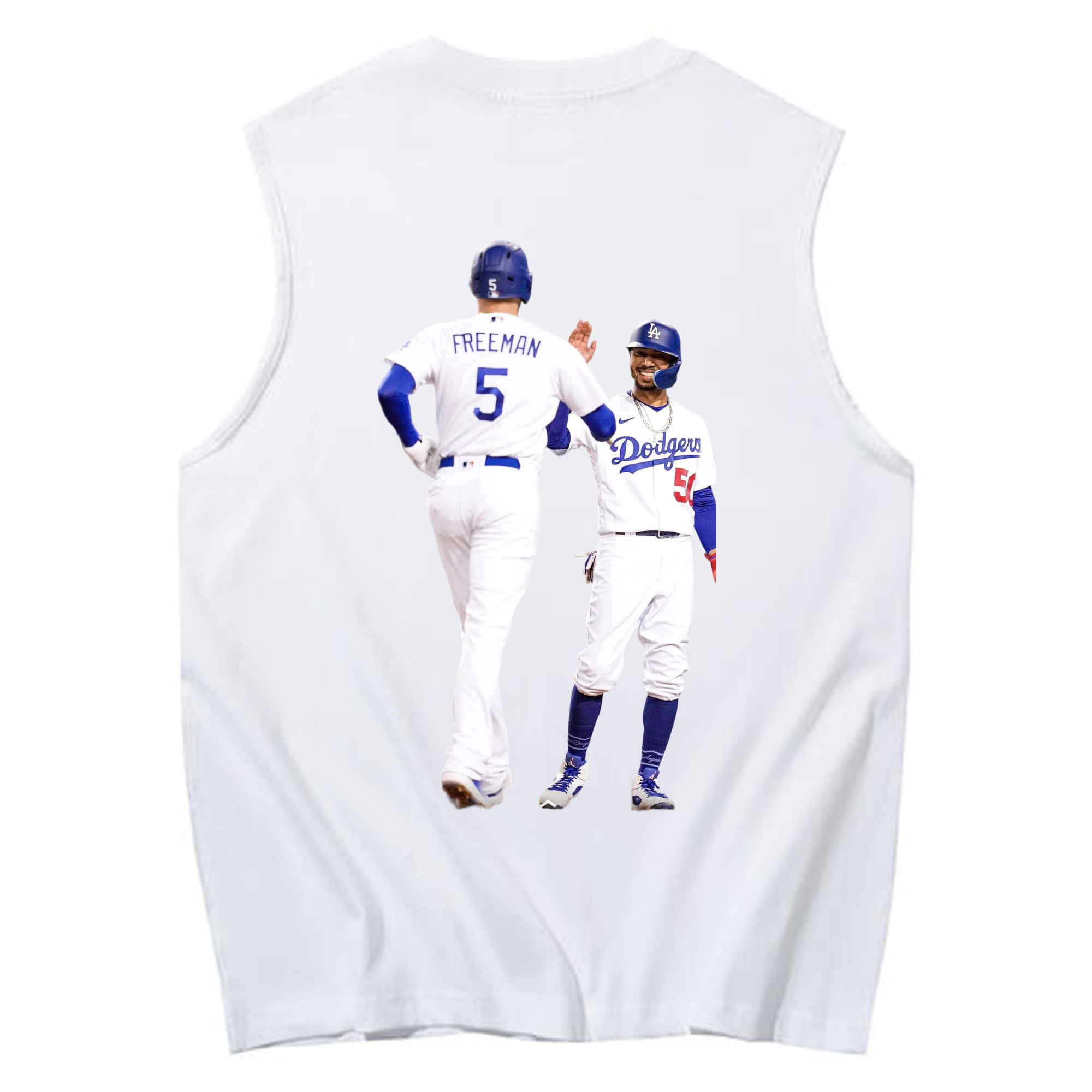  230g Pure Cotton Tank Top With Back Heat Transfer Print – Soft, Lightweight, Fitted Design – Stylish & Comfortable Casual Wear For Sports & Everyday Use