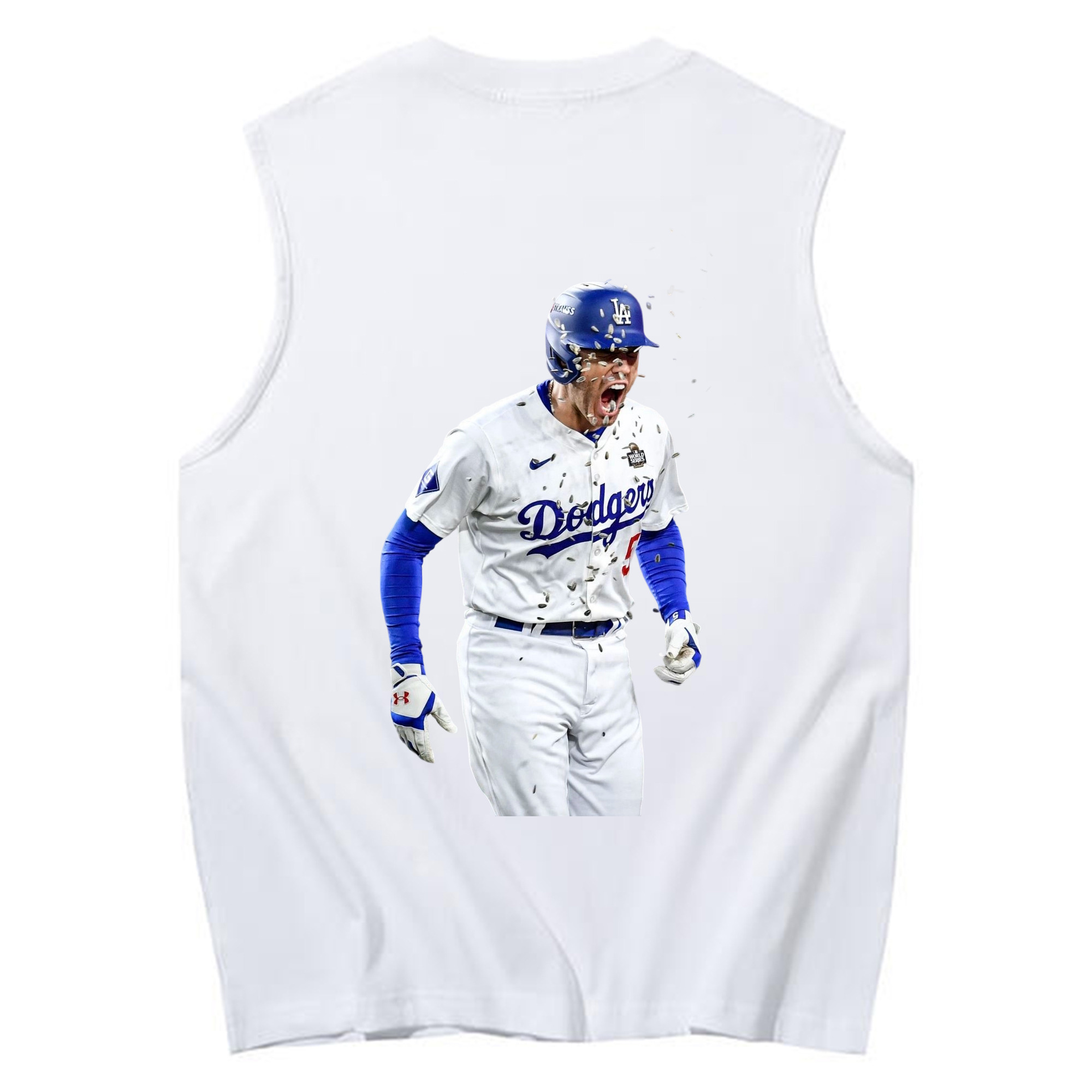  230g Pure Cotton Tank Top With Back Heat Transfer Print – Soft, Lightweight, Fitted Design – Stylish & Comfortable Casual Wear For Sports & Everyday Use