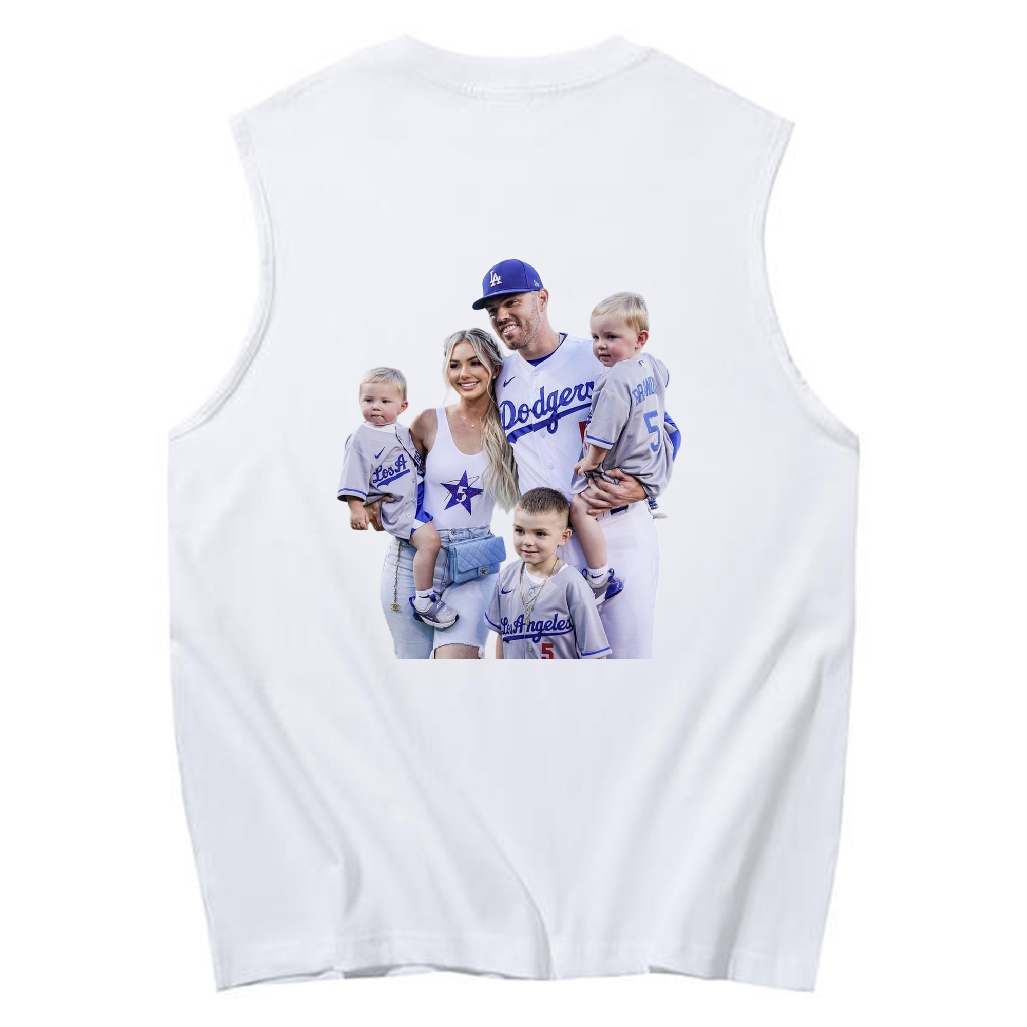  230g Pure Cotton Tank Top With Back Heat Transfer Print – Soft, Lightweight, Fitted Design – Stylish & Comfortable Casual Wear For Sports & Everyday Use