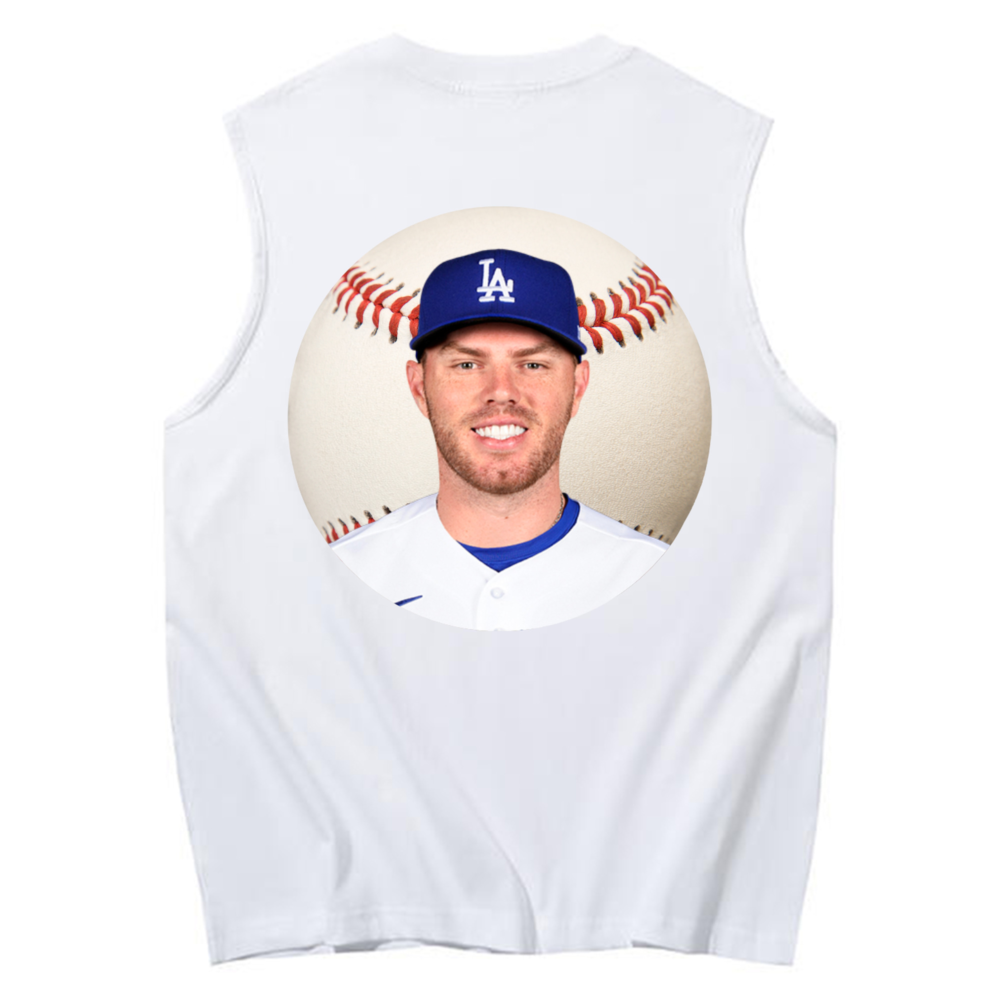  230g Pure Cotton Tank Top With Back Heat Transfer Print – Soft, Lightweight, Fitted Design – Stylish & Comfortable Casual Wear For Sports & Everyday Use