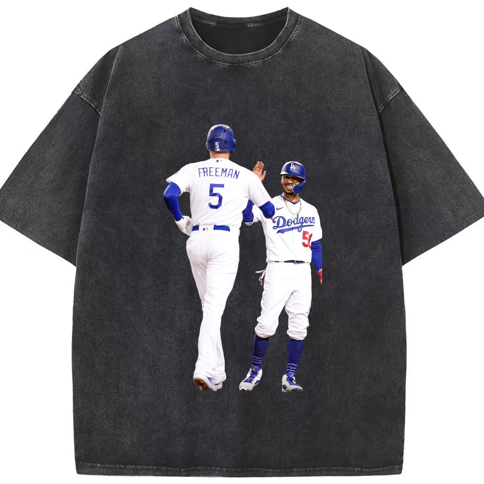  Washed Vintage Look 230g Cotton Oversized T-Shirt With Front Heat Transfer Print – Soft, Lightweight, Stylish Fit – Comfortable Casual Wear For Sports & Everyday Use