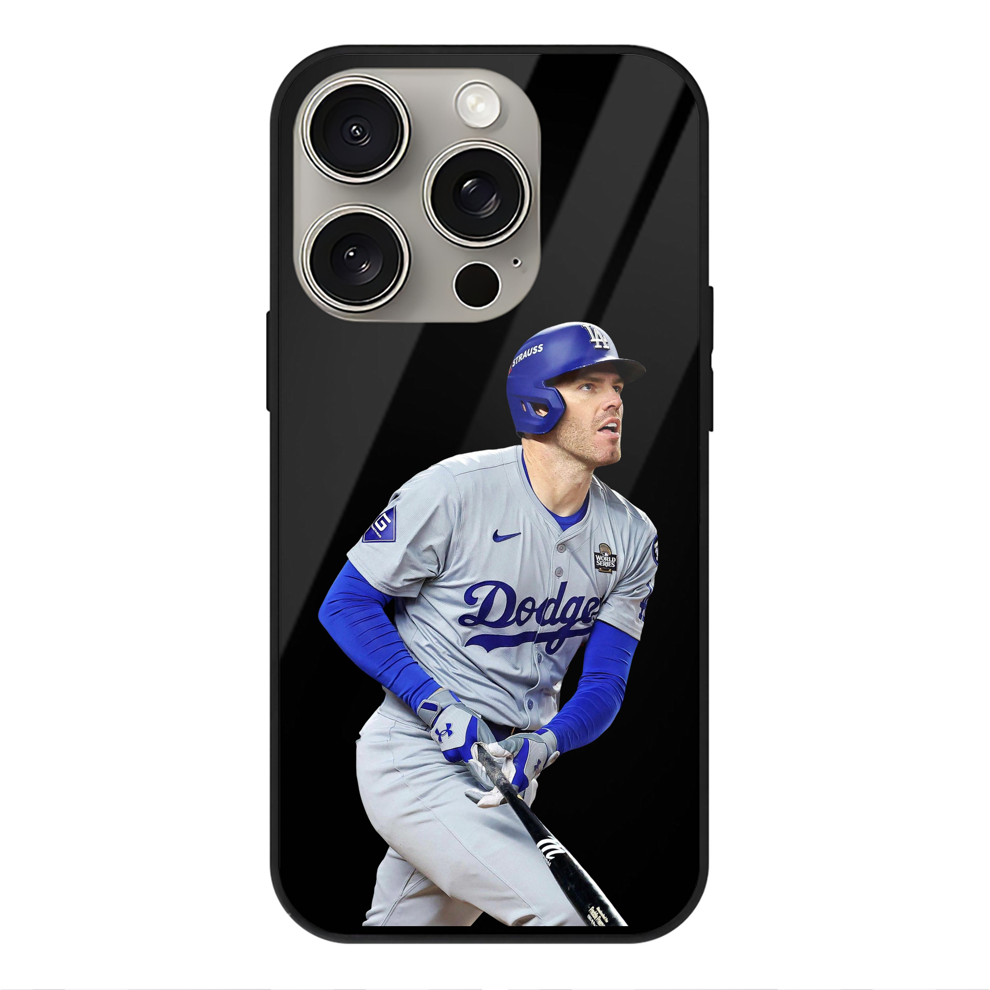  IPhone 15 Pro Mirror Phone Case – UV Printed Glass + TPU – Scratch-Resistant, Wireless Charging Compatible, Precise Fit & Stylish Design