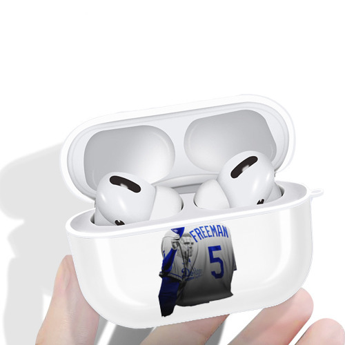  AirPods Pro Hard Case White With Keychain, Durable Flexible PC, Precise Cutouts, Anti-Fingerprint, Yellowing & Scratch Resistant, Full Protection, Washable