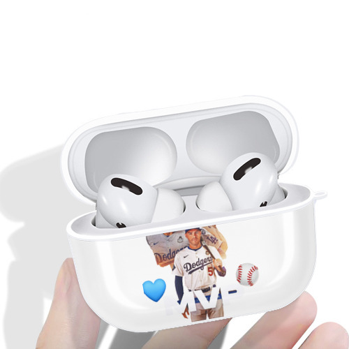  AirPods Pro Hard Case White With Keychain, Durable Flexible PC, Precise Cutouts, Anti-Fingerprint, Yellowing & Scratch Resistant, Full Protection, Washable