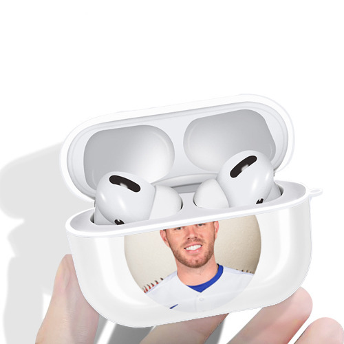  AirPods Pro Hard Case White With Keychain, Durable Flexible PC, Precise Cutouts, Anti-Fingerprint, Yellowing & Scratch Resistant, Full Protection, Washable