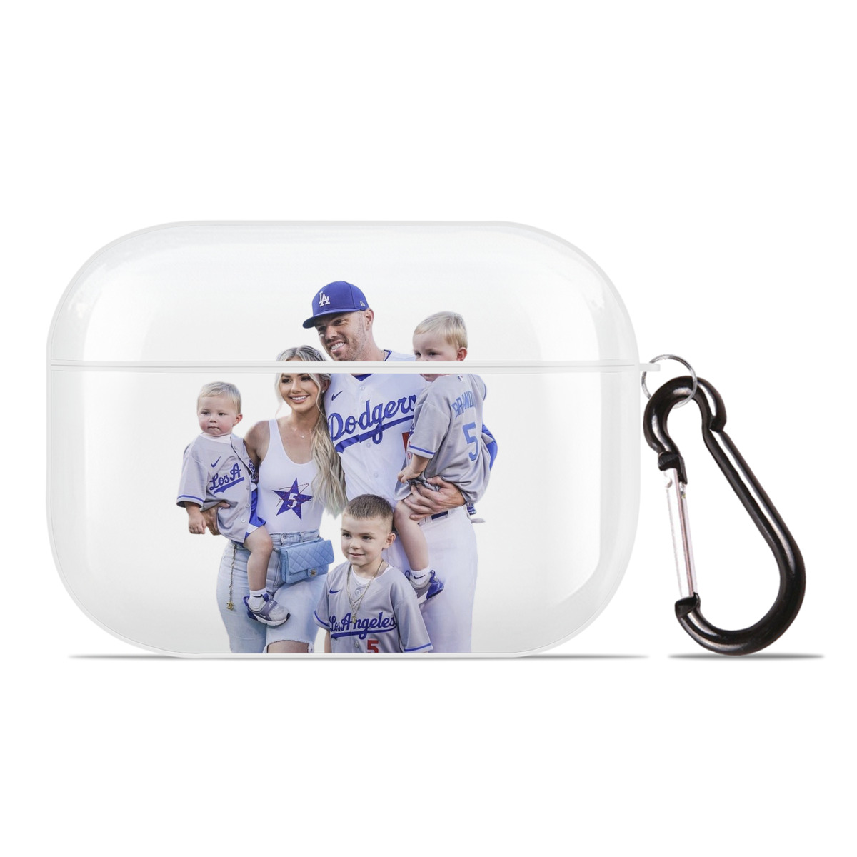  AirPods Pro Hard Case White With Keychain, Durable Flexible PC, Precise Cutouts, Anti-Fingerprint, Yellowing & Scratch Resistant, Full Protection, Washable