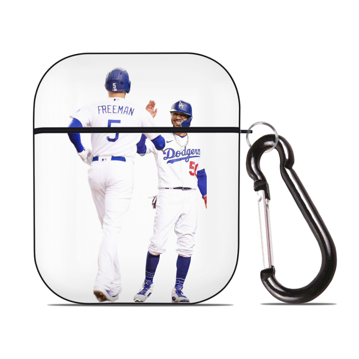  AirPods 2 Case Hard Shell Black, Flexible PC Material, Precise Cutouts, Full Protection, Anti-Fingerprint, Washable, Includes Keychain – Durable & Slim Design