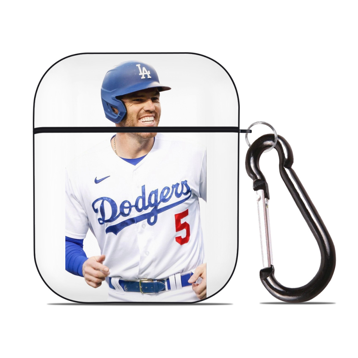  AirPods 2 Case Hard Shell Black, Flexible PC Material, Precise Cutouts, Full Protection, Anti-Fingerprint, Washable, Includes Keychain – Durable & Slim Design