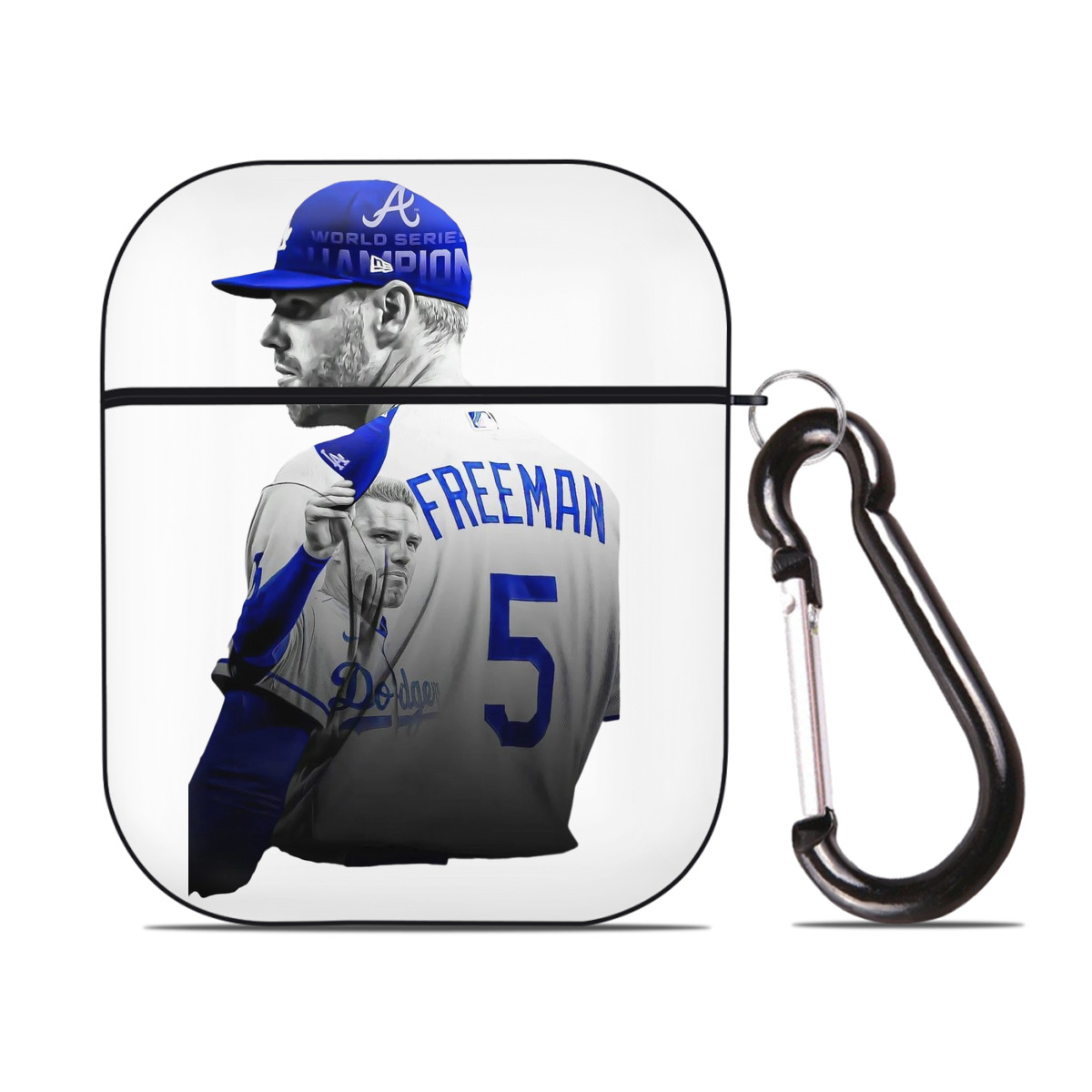  AirPods 2 Case Hard Shell Black, Flexible PC Material, Precise Cutouts, Full Protection, Anti-Fingerprint, Washable, Includes Keychain – Durable & Slim Design