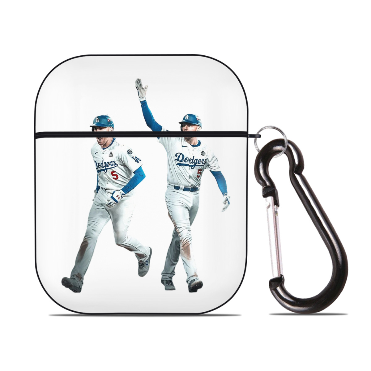  AirPods 2 Case Hard Shell Black, Flexible PC Material, Precise Cutouts, Full Protection, Anti-Fingerprint, Washable, Includes Keychain – Durable & Slim Design