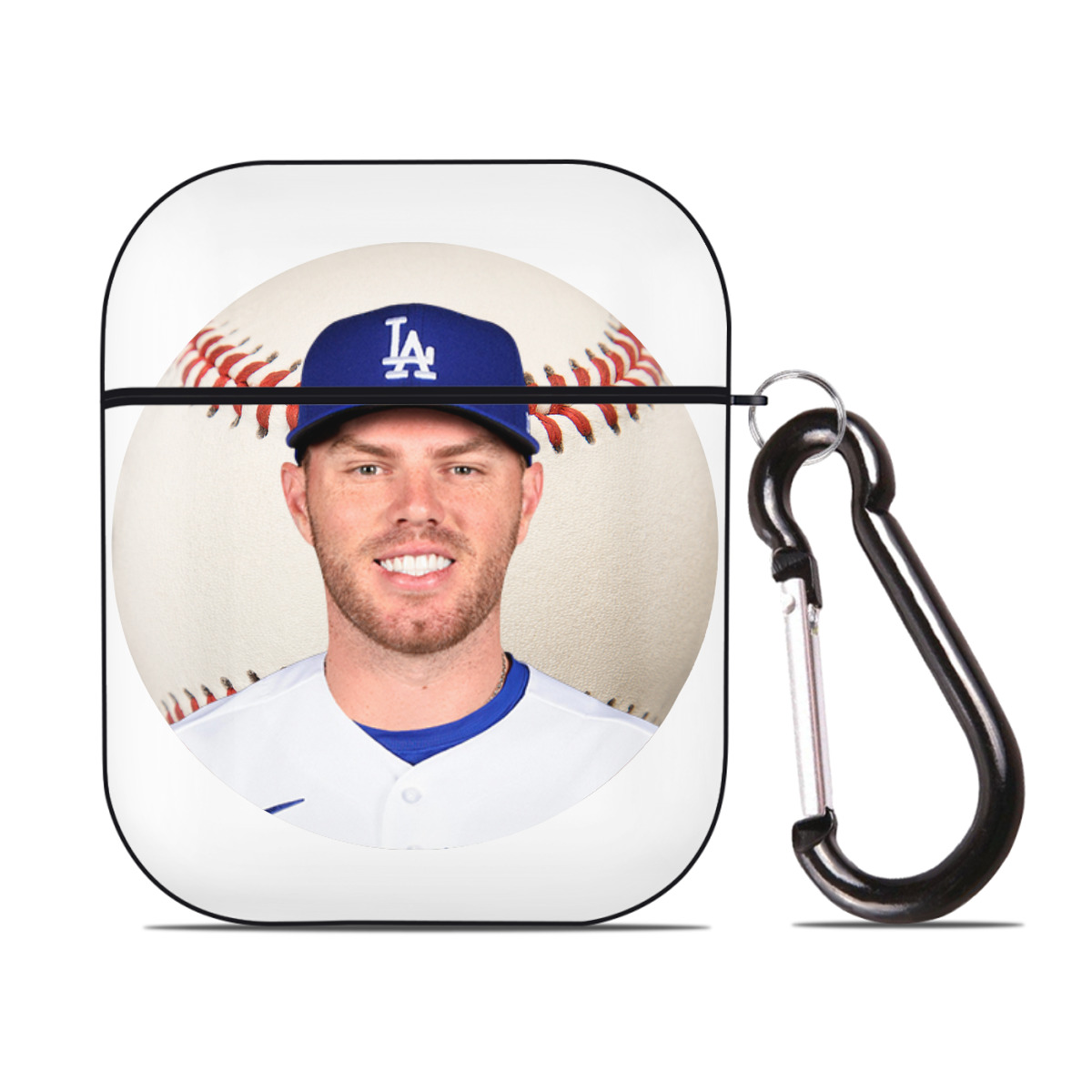  AirPods 2 Case Hard Shell Black, Flexible PC Material, Precise Cutouts, Full Protection, Anti-Fingerprint, Washable, Includes Keychain – Durable & Slim Design